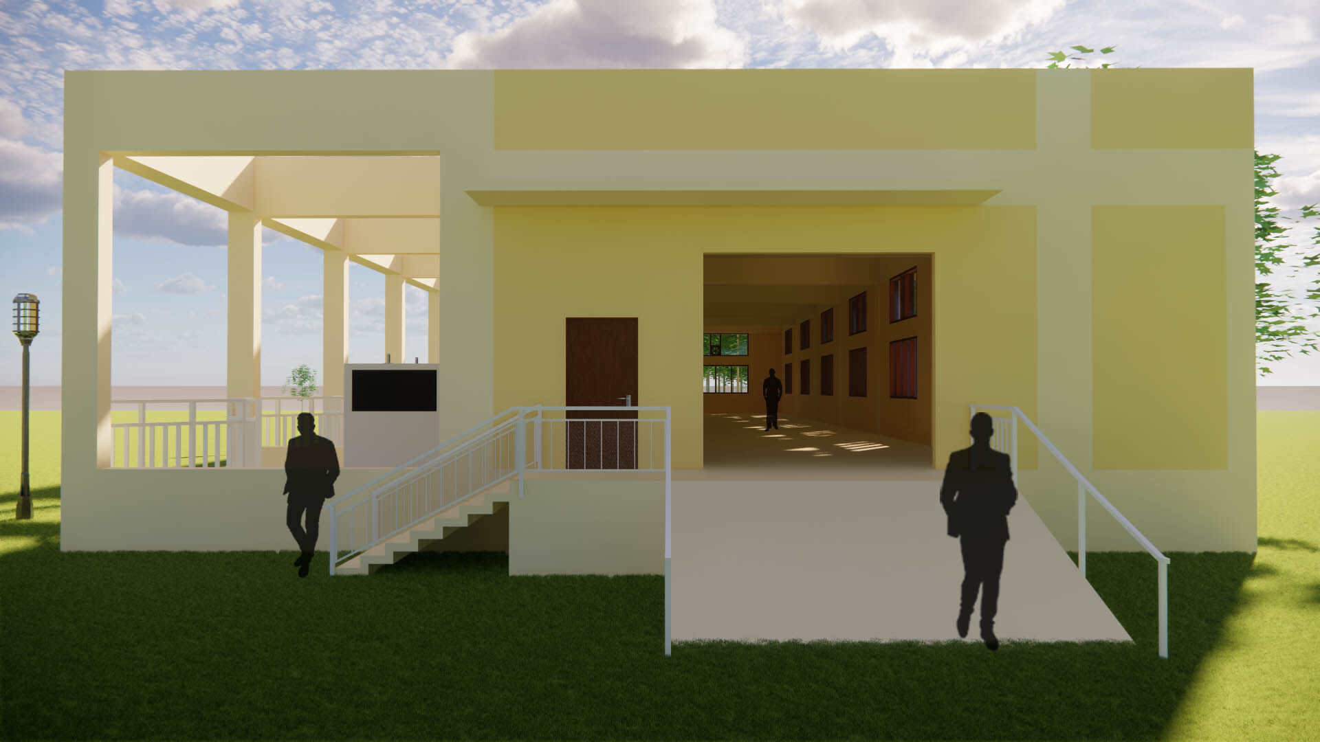 Each substation encompasses a lobby space and the main process equipment room.