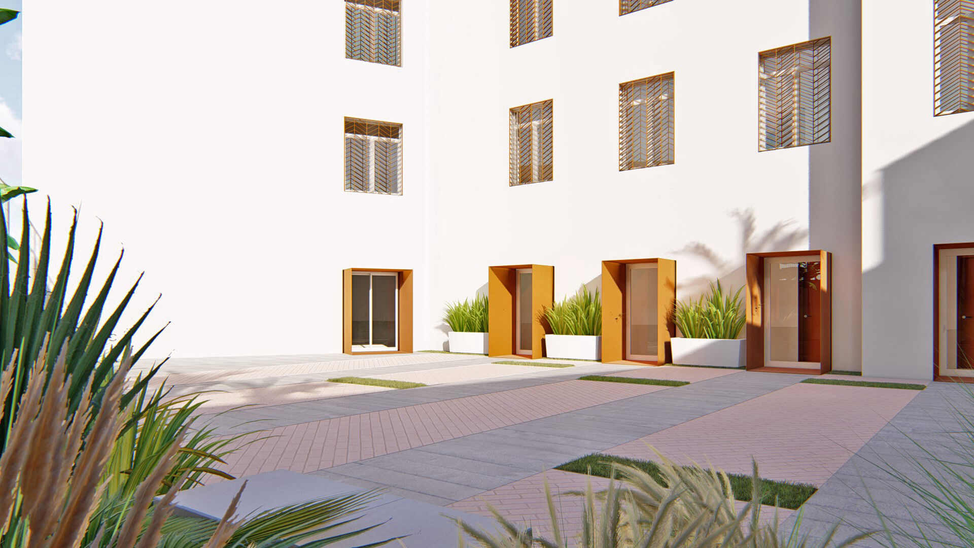 Patio interior