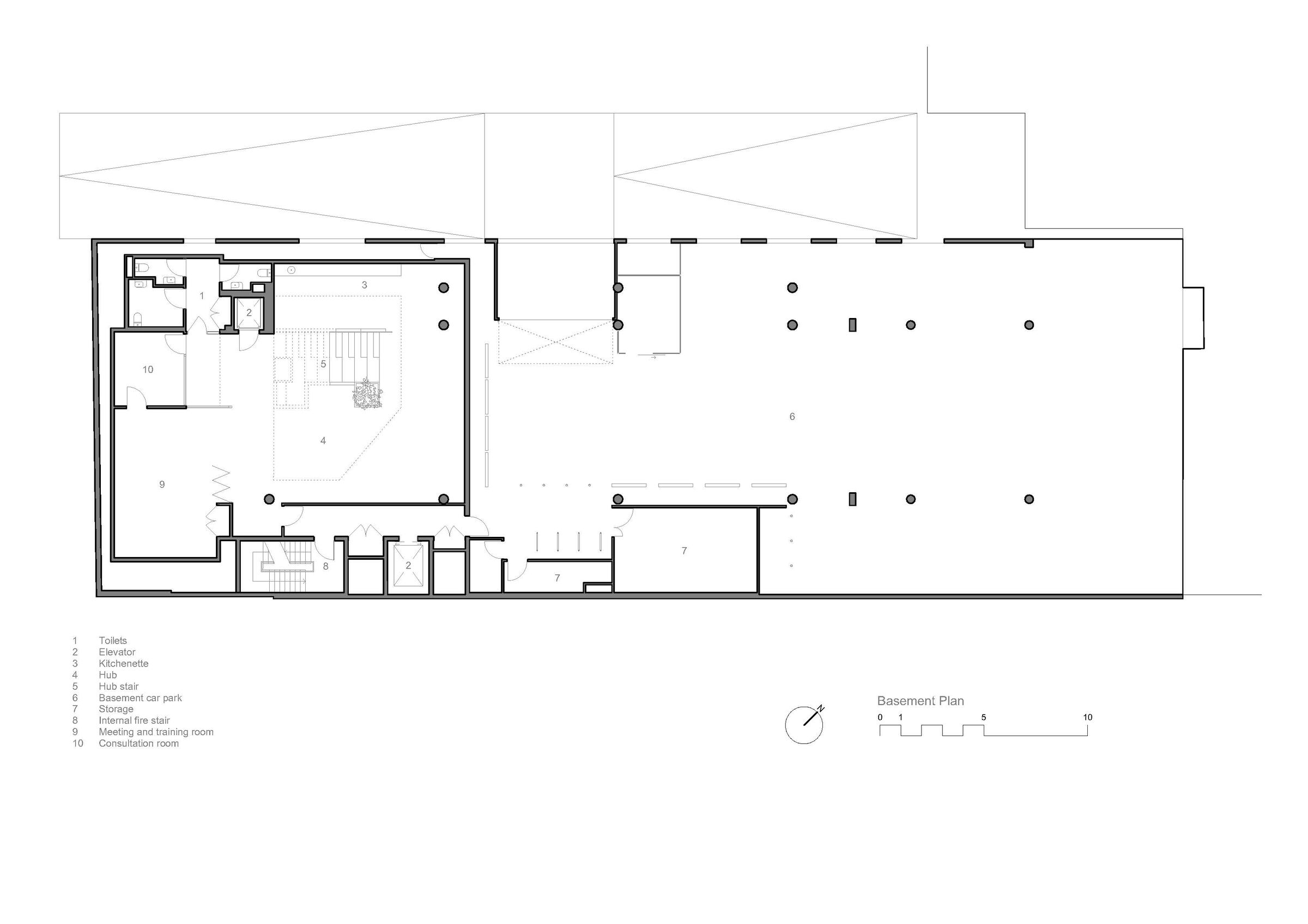 Youth2Independence (Y2I) CampbellStreet_LIMINALArchitcture_BasementPlan