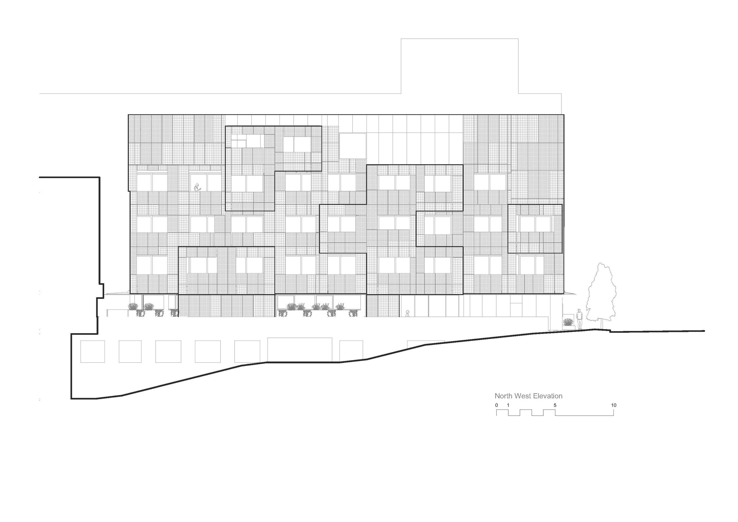 Youth2Independence (Y2I) CampbellStreet_LIMINALArchitcture_NorthWestElevation