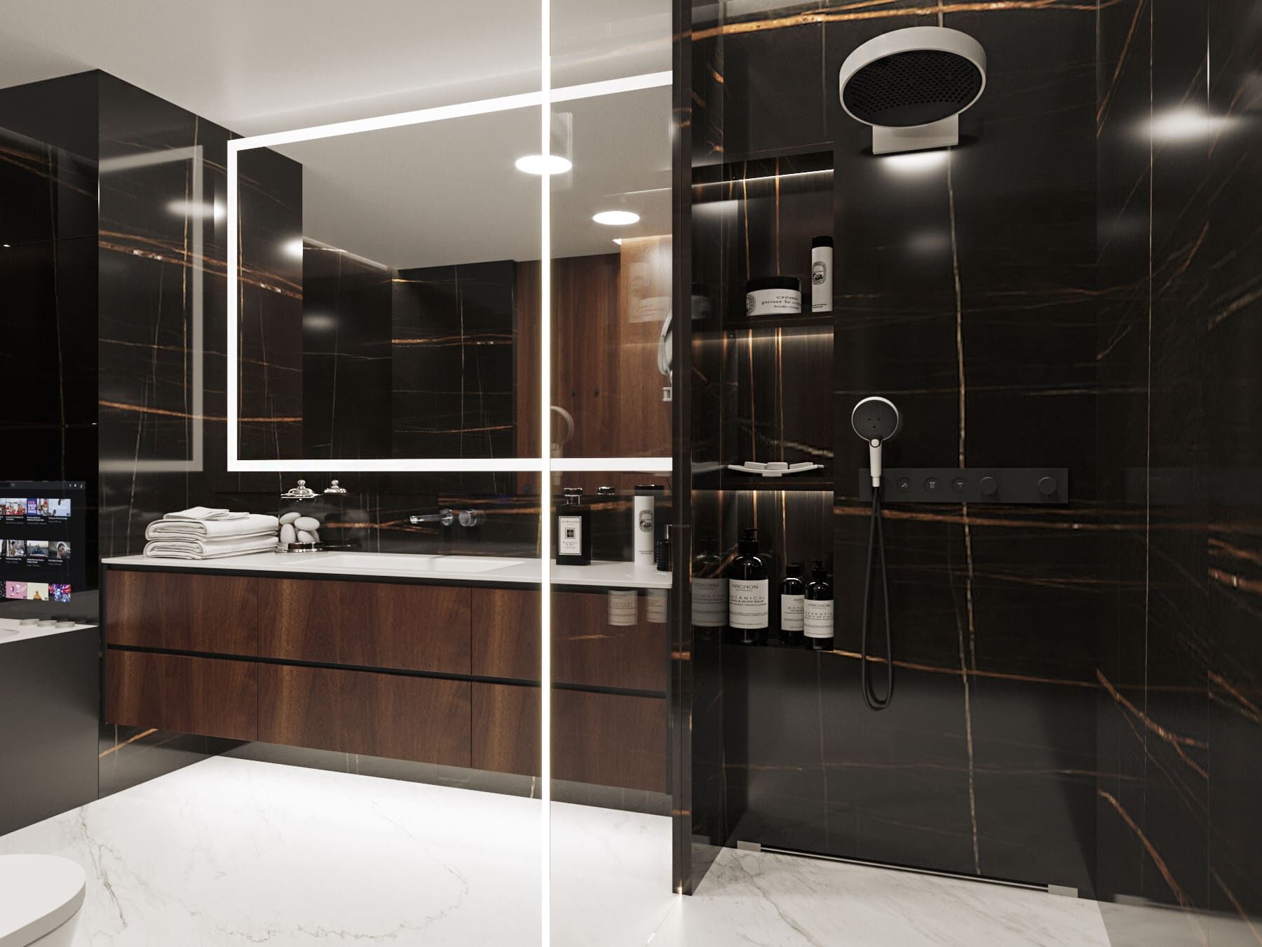His Master Bathroom