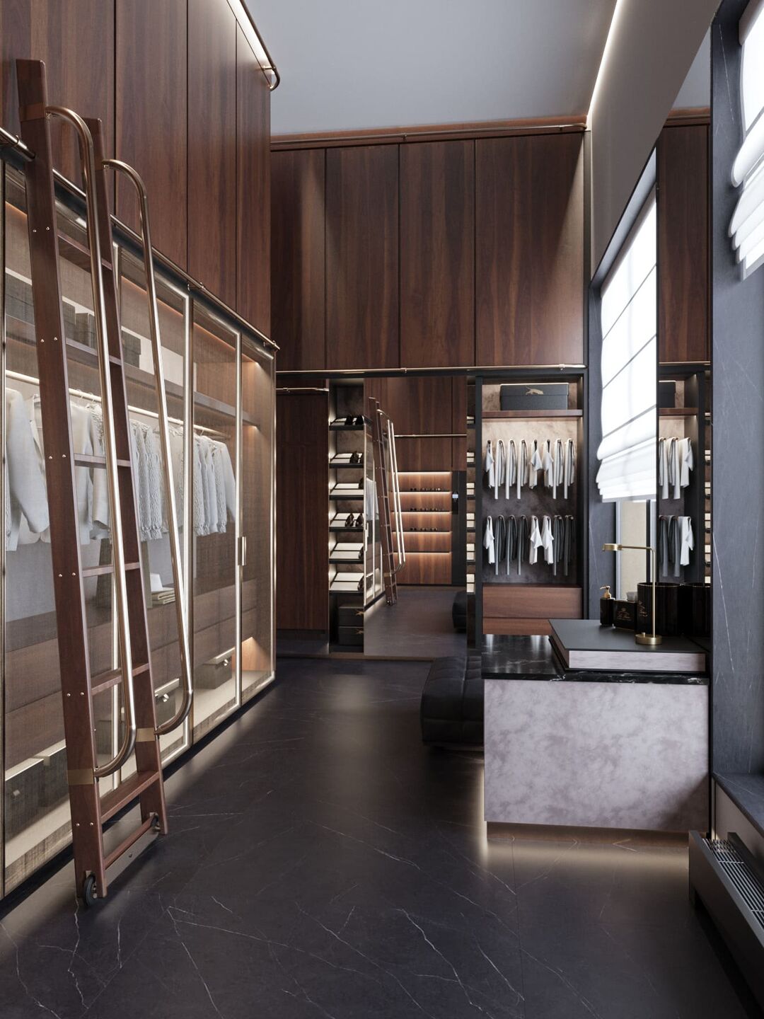 His Walk in Wardrobe