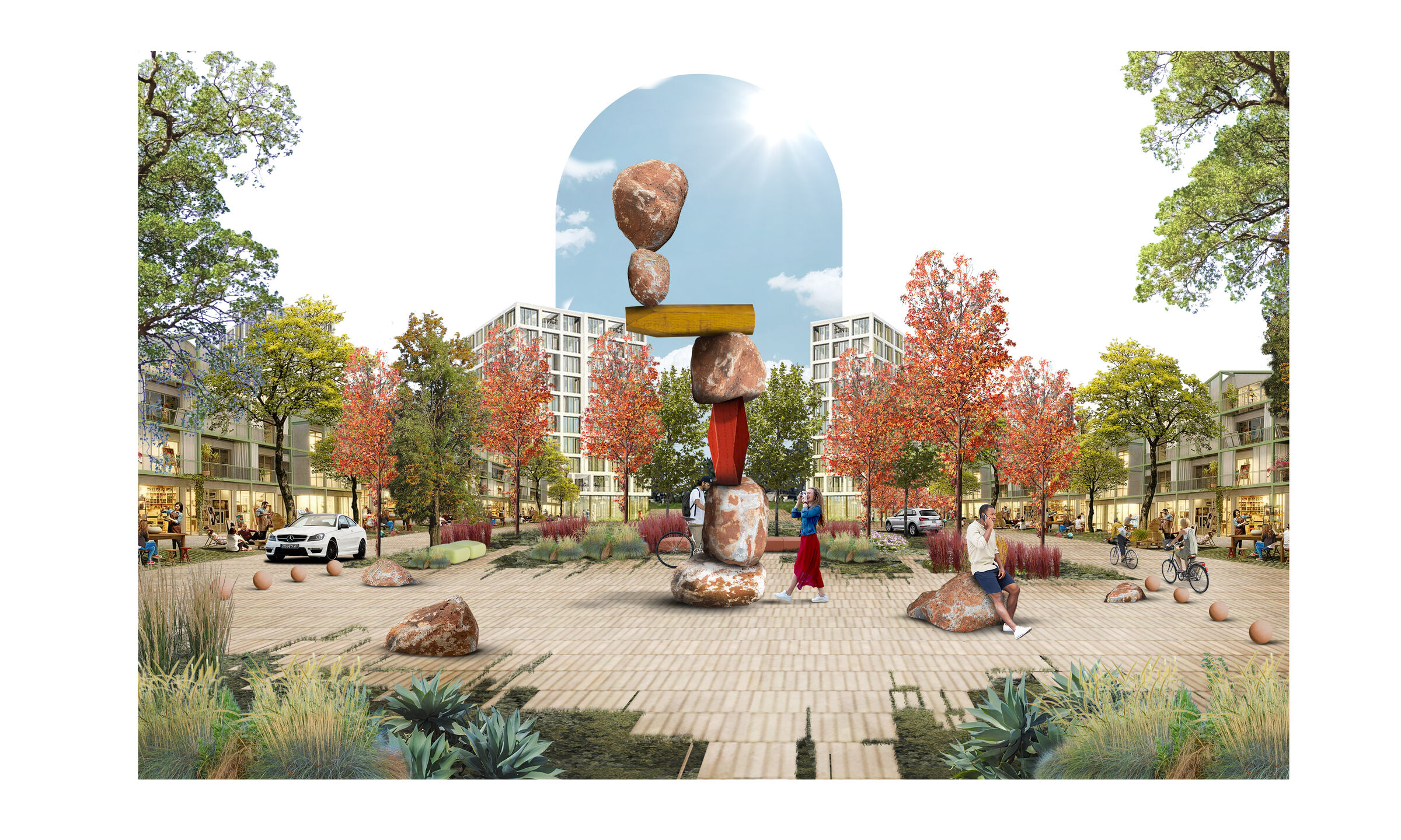 SQUARE SCULPTURE COLLAGE