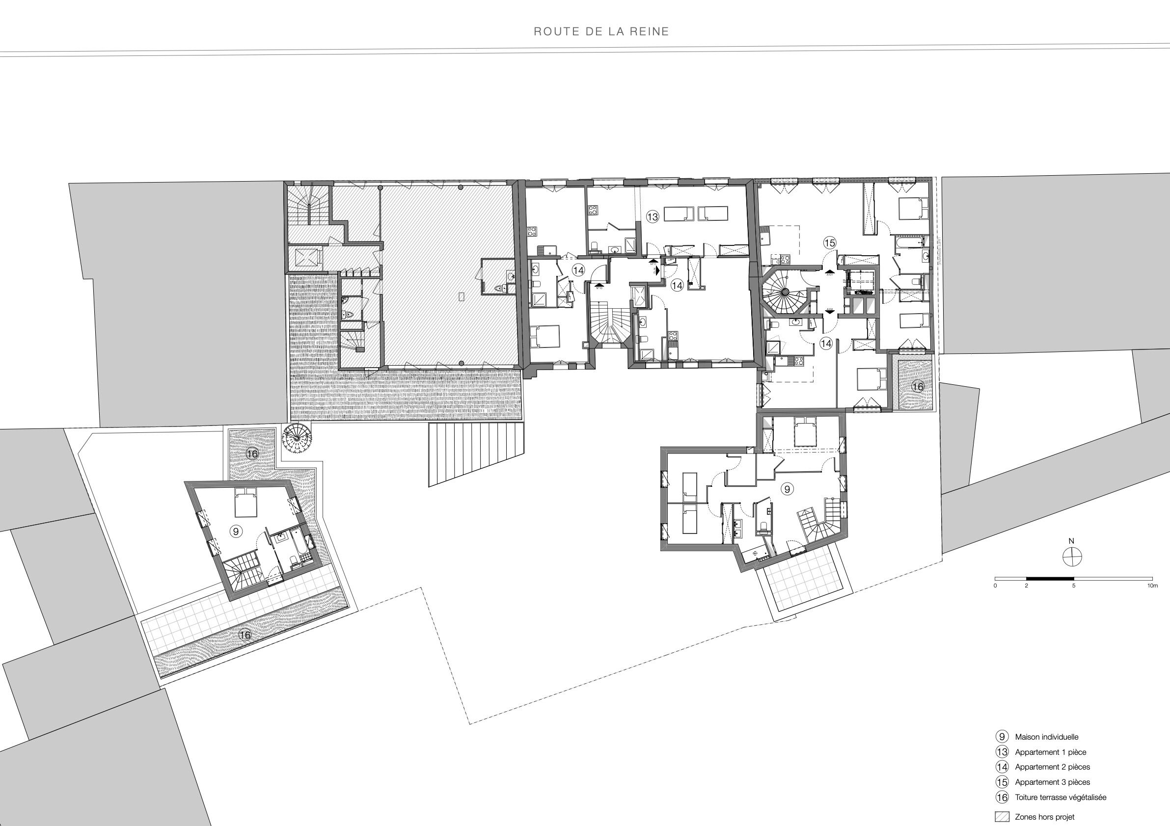 Plan du premier étage