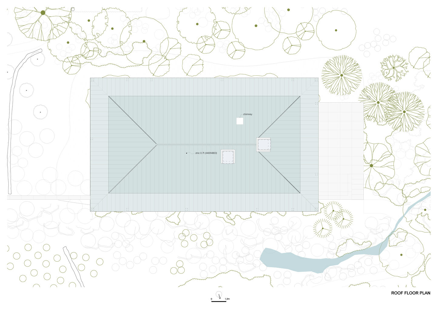 Roof floor plan
