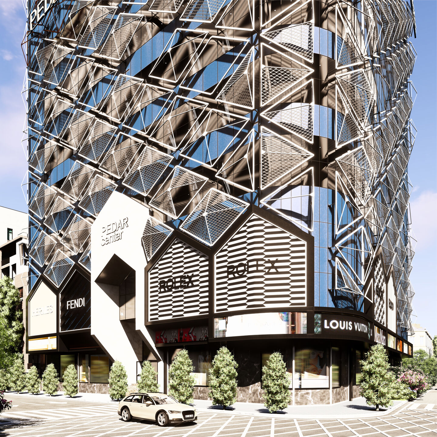 PEDAR CENTER Shopping mall by Danial GHASEMI & Parvaneh ROUHANI