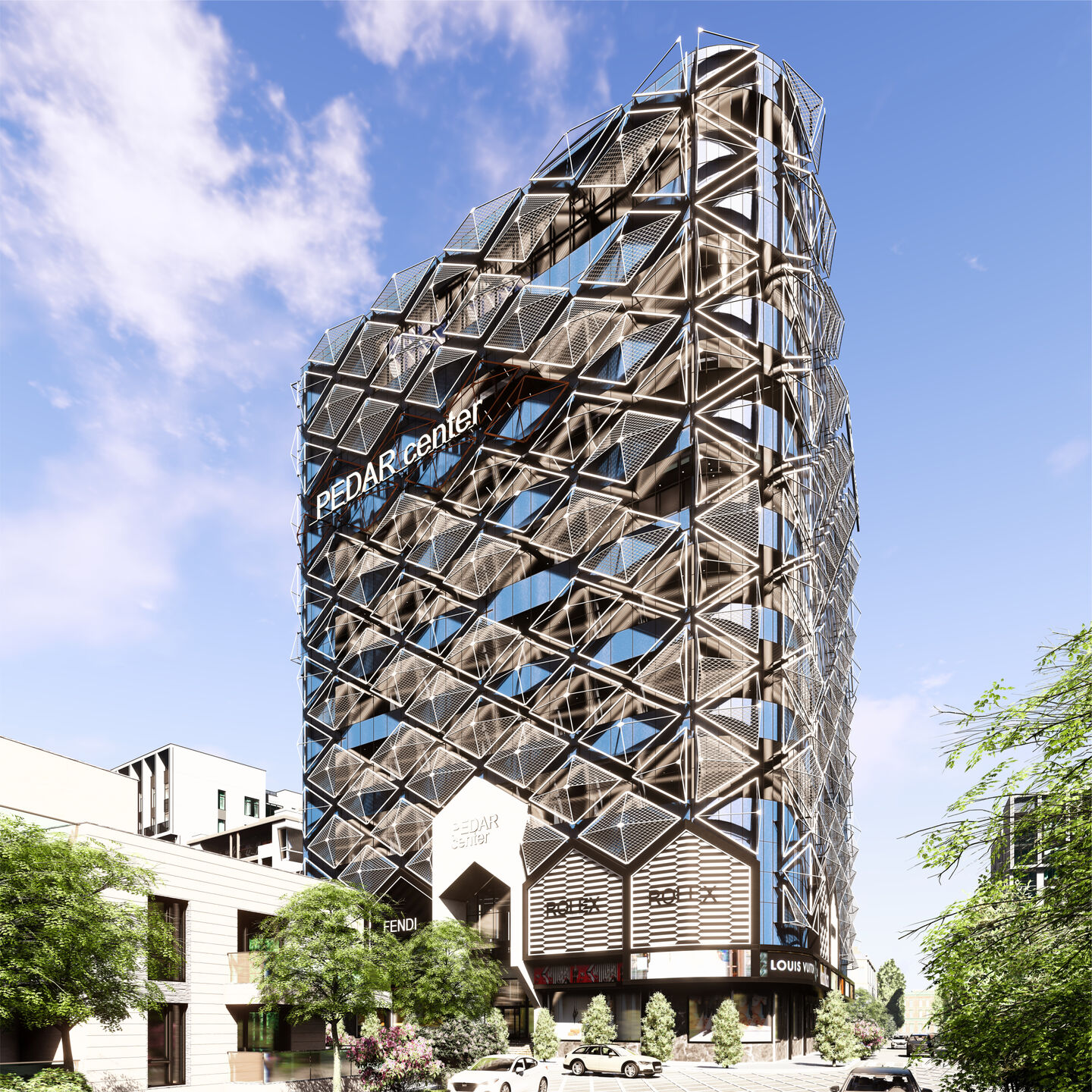 PEDAR CENTER Shopping mall by Danial GHASEMI & Parvaneh ROUHANI