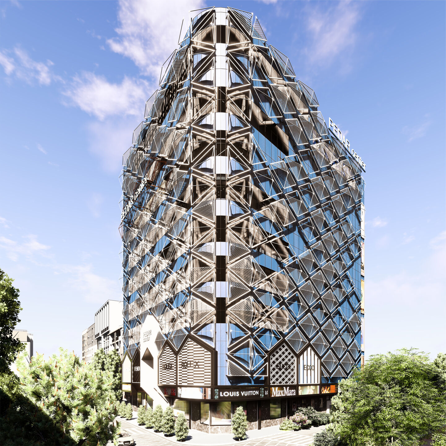 PEDAR CENTER Shopping mall by Danial GHASEMI & Parvaneh ROUHANI