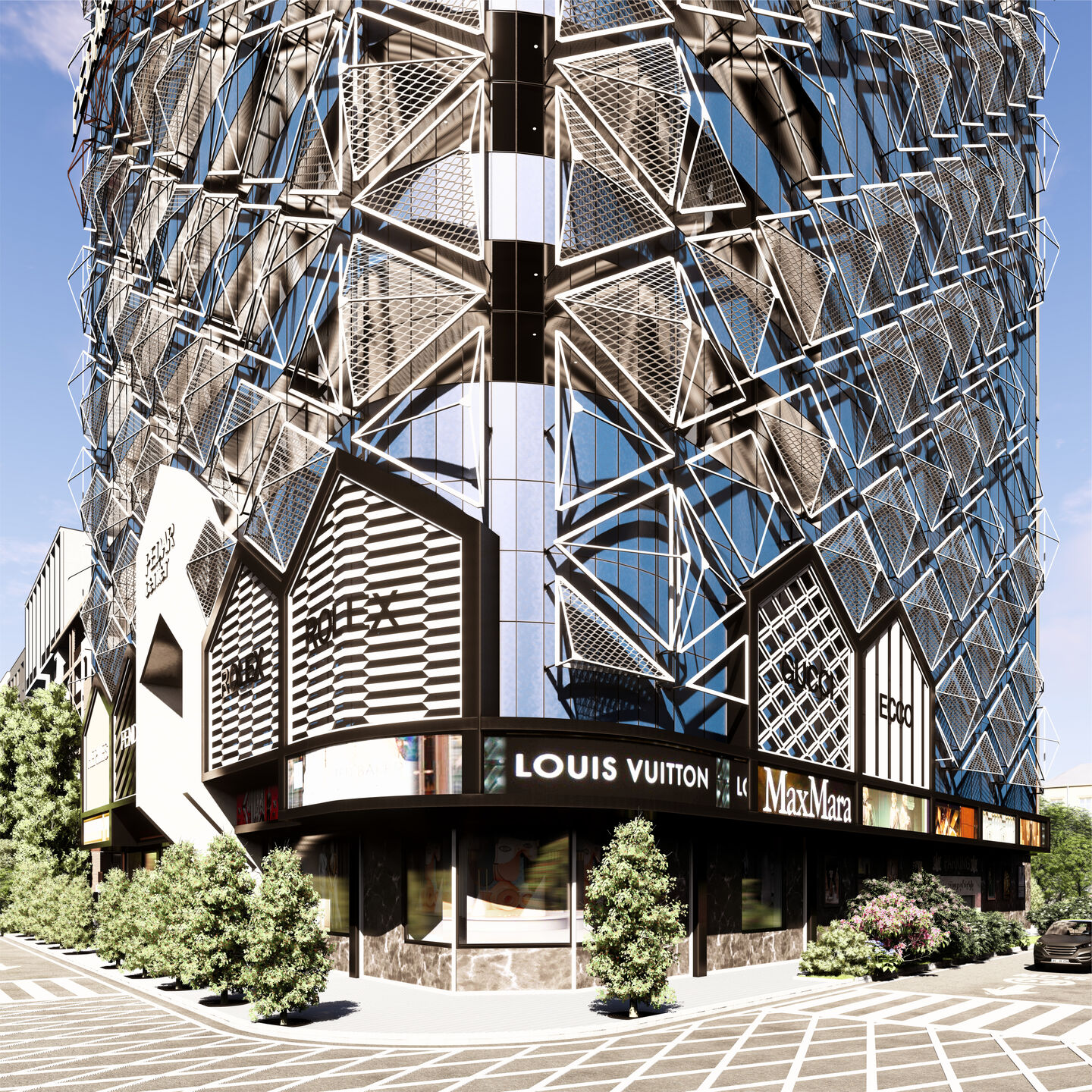 PEDAR CENTER Shopping mall by Danial GHASEMI & Parvaneh ROUHANI