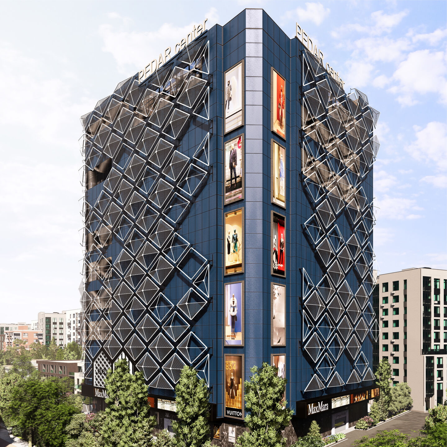 PEDAR CENTER Shopping mall by Danial GHASEMI & Parvaneh ROUHANI