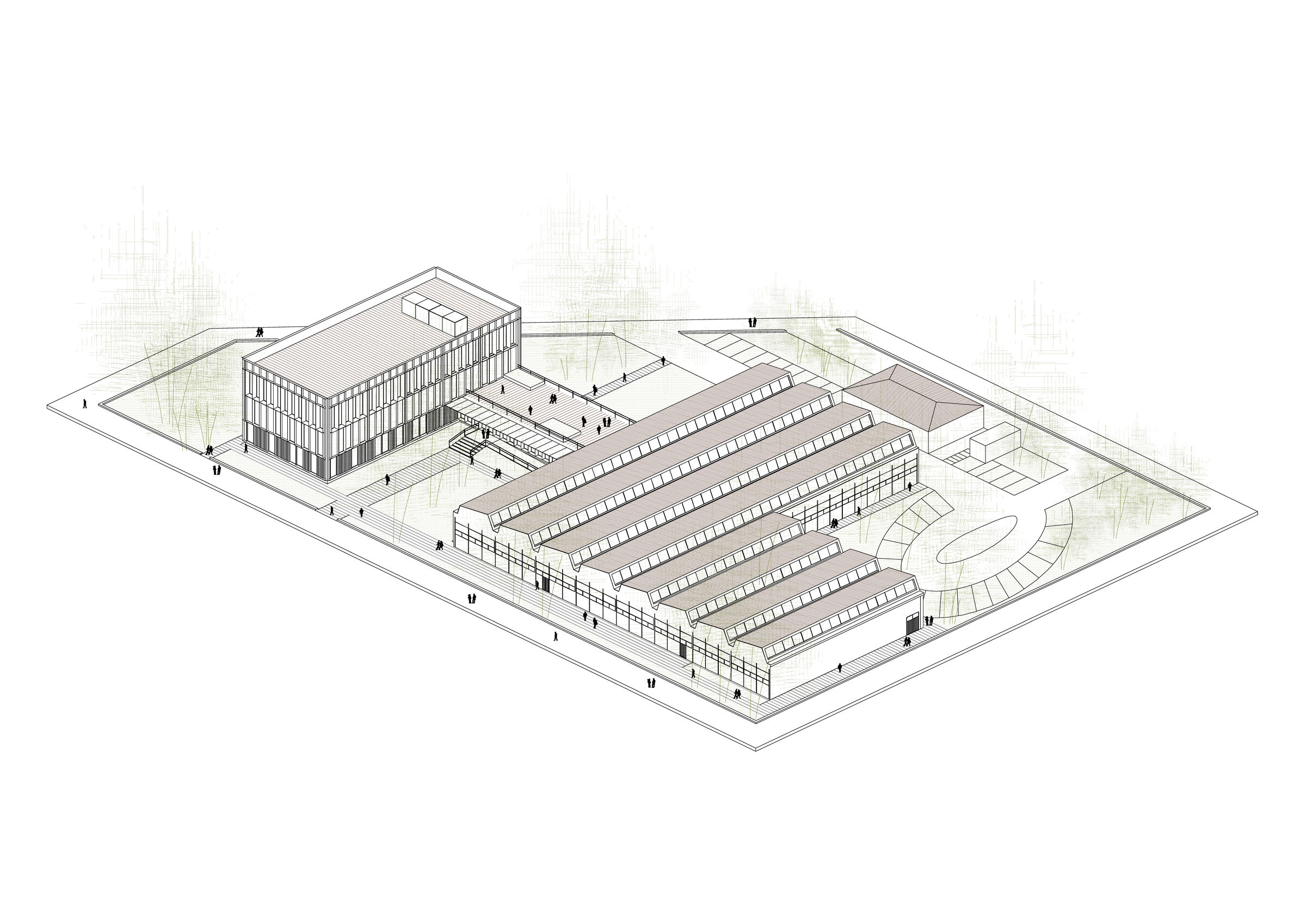 Axonometry of the project