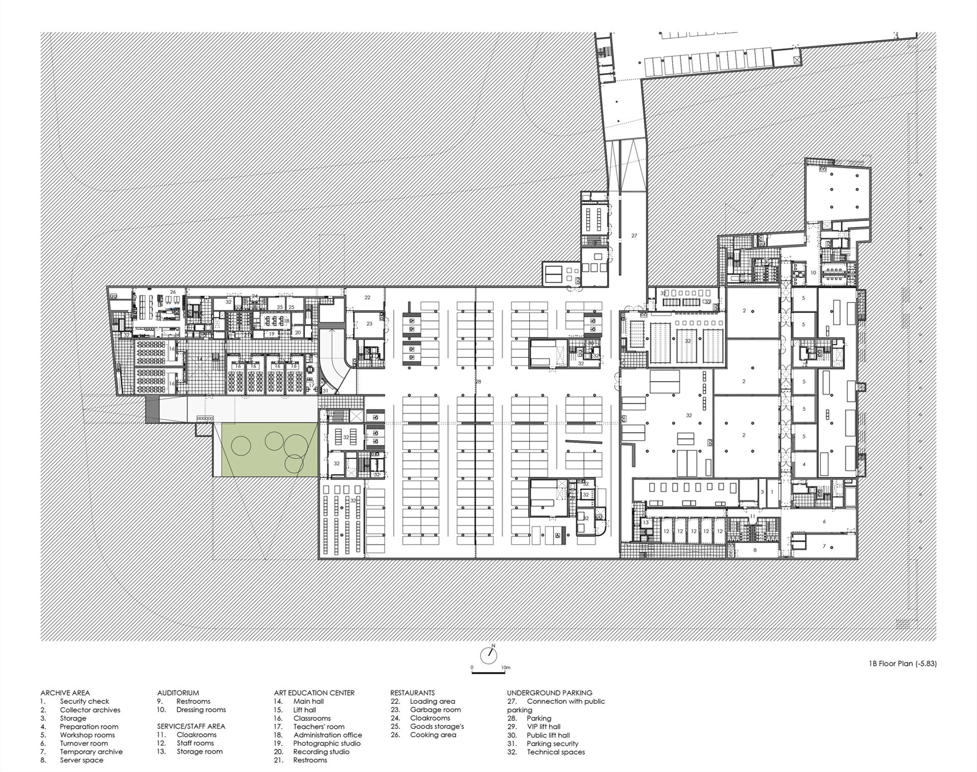 1 B floor plan