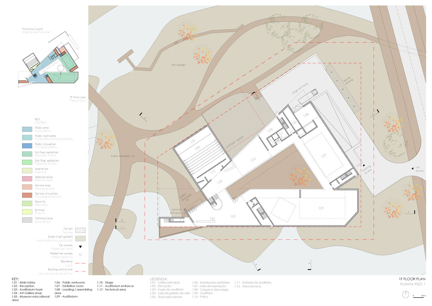 1F floor plan