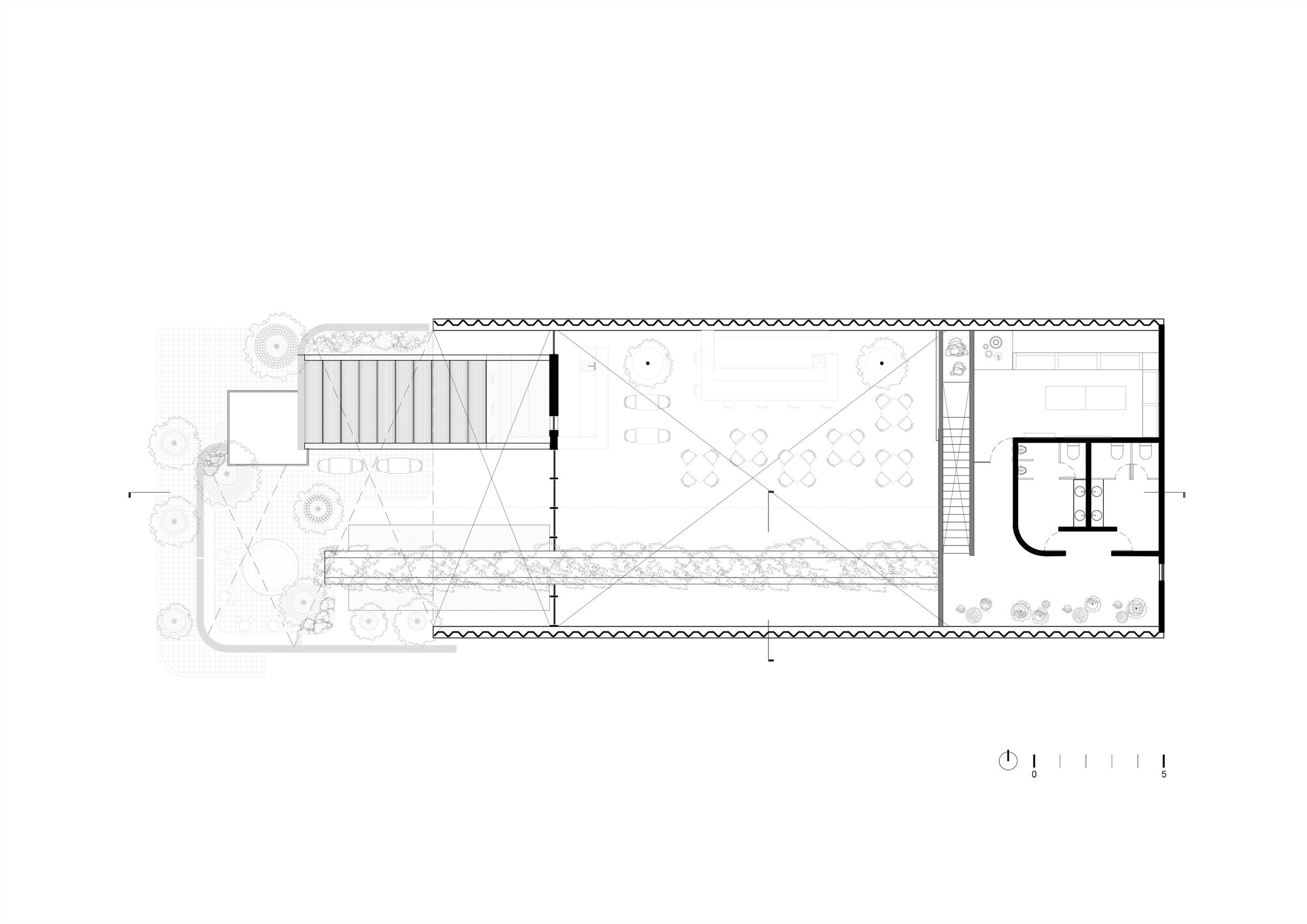 PLAN. Sōko Restaurant by CAAM Arquitectos