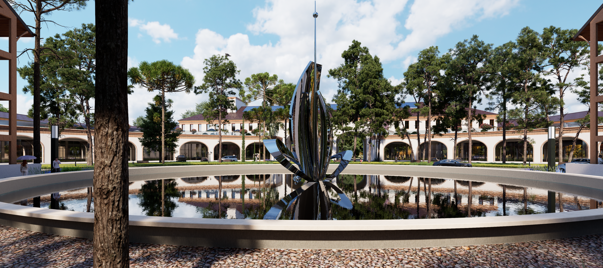The patio, Commerce, Village Center