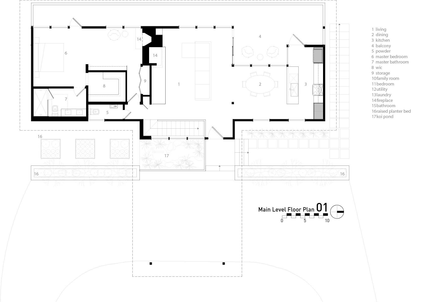 Main Level Floor Plan