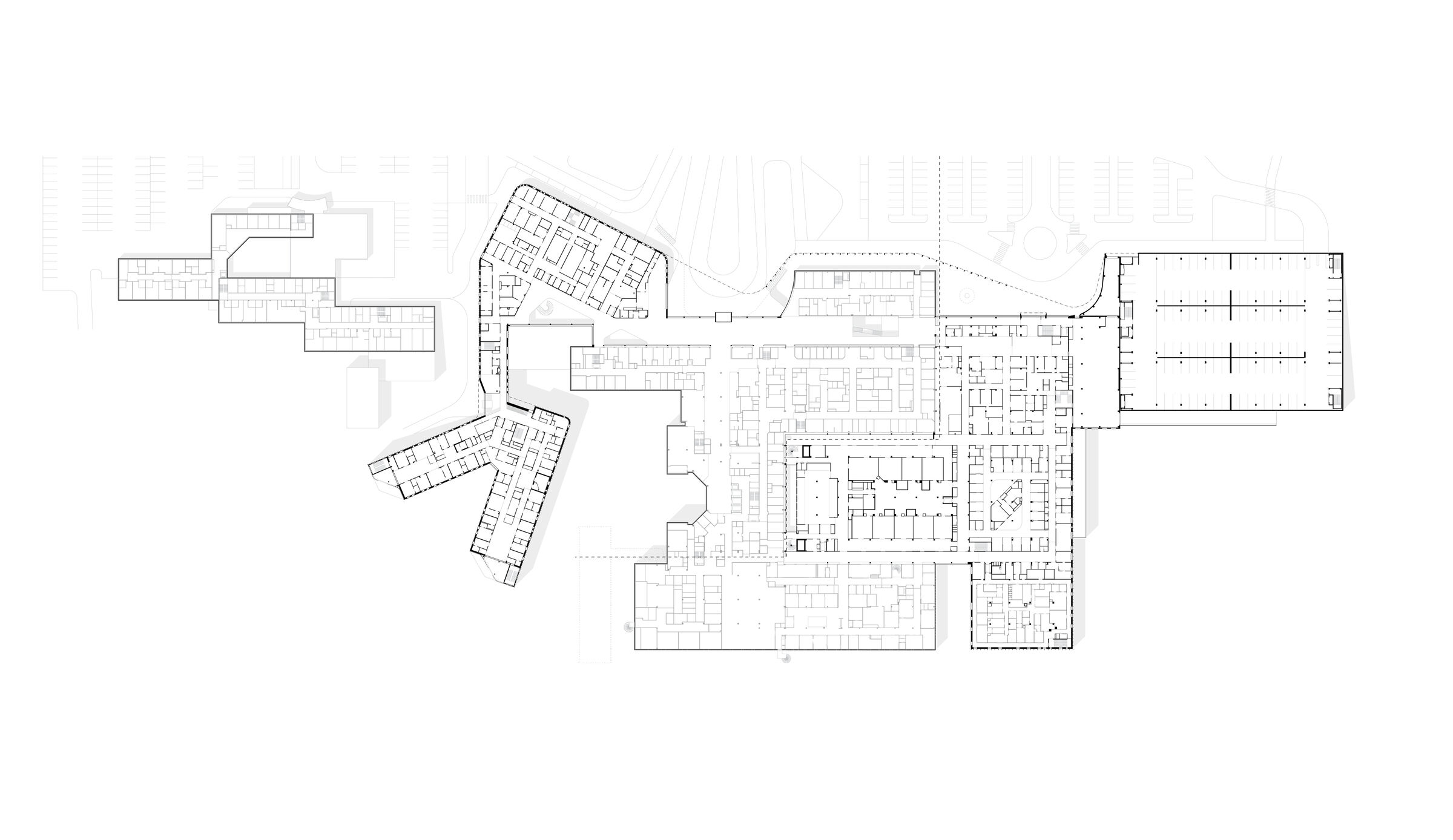 Floorplan, combined 1st and 2nd floor