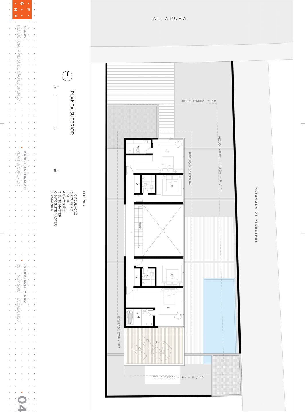 upper floor plan