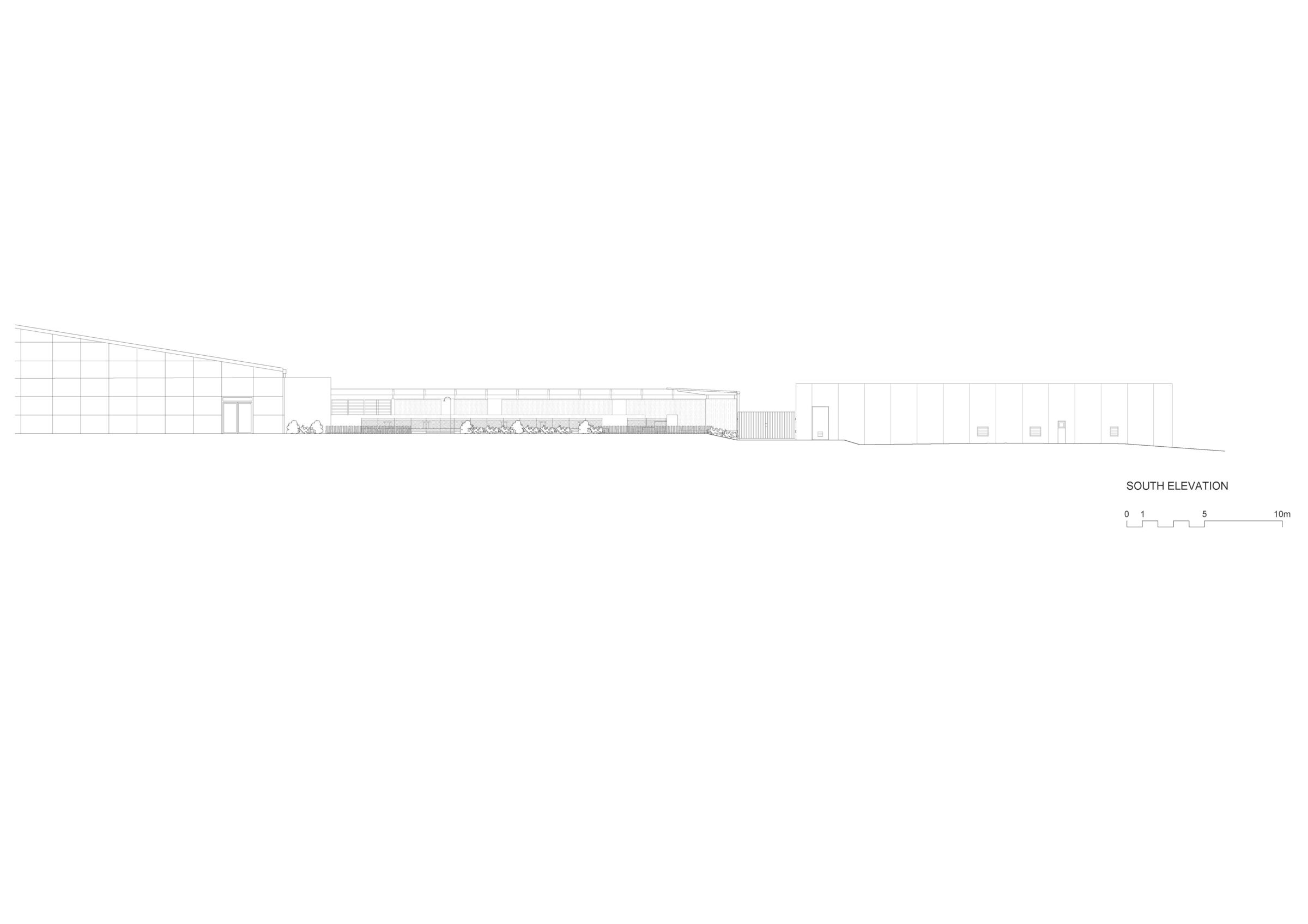 south elevation