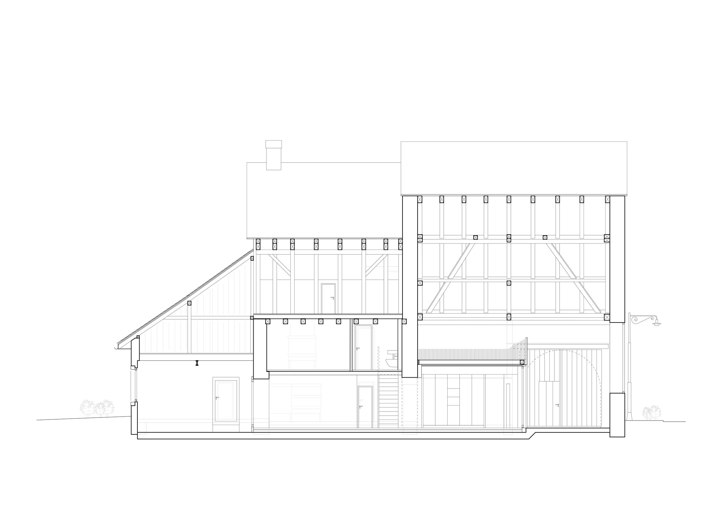 Longitudinal section
