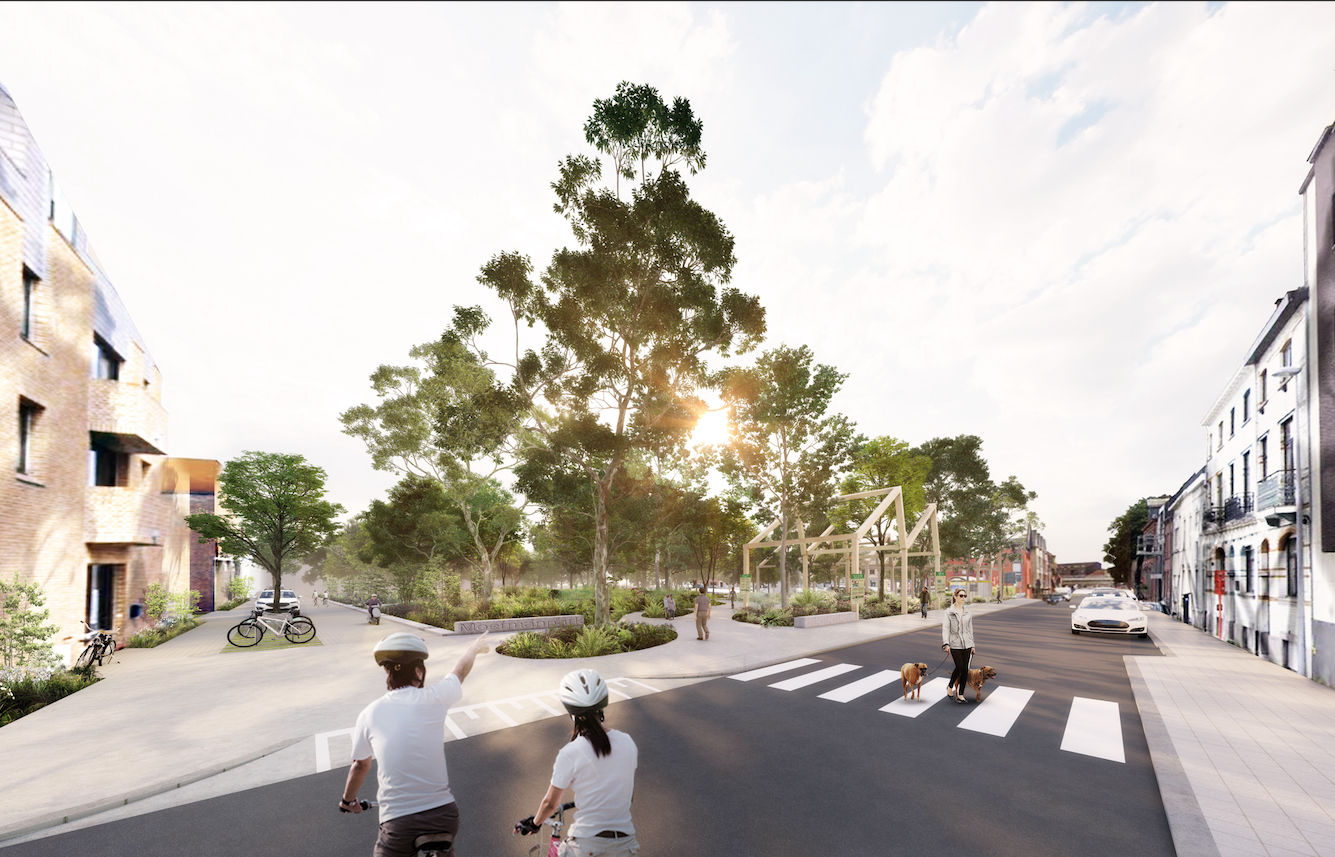 the Moerman Park as an ecological hotspot and cooling place