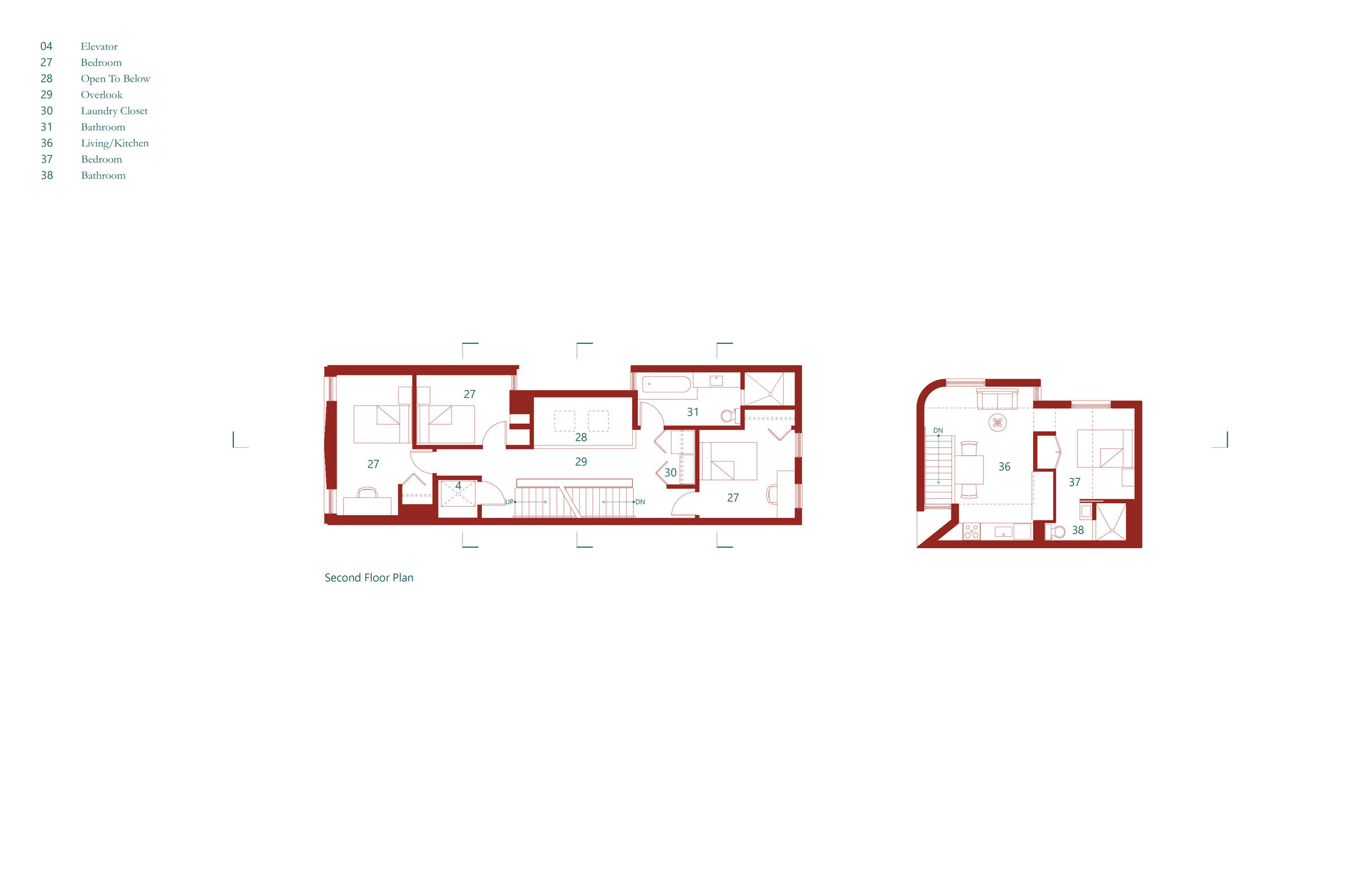 Second floor plan