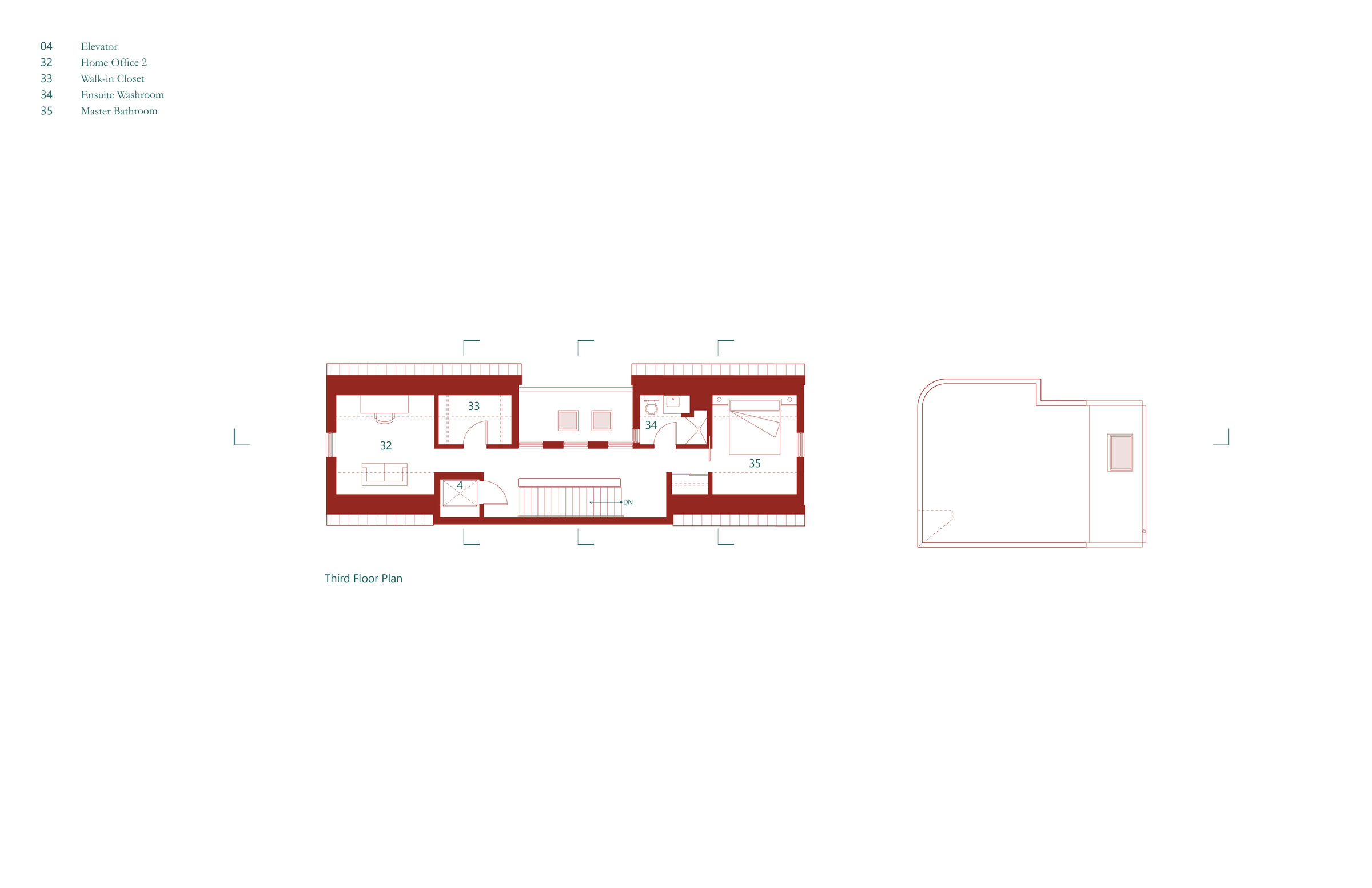 Third floor plan