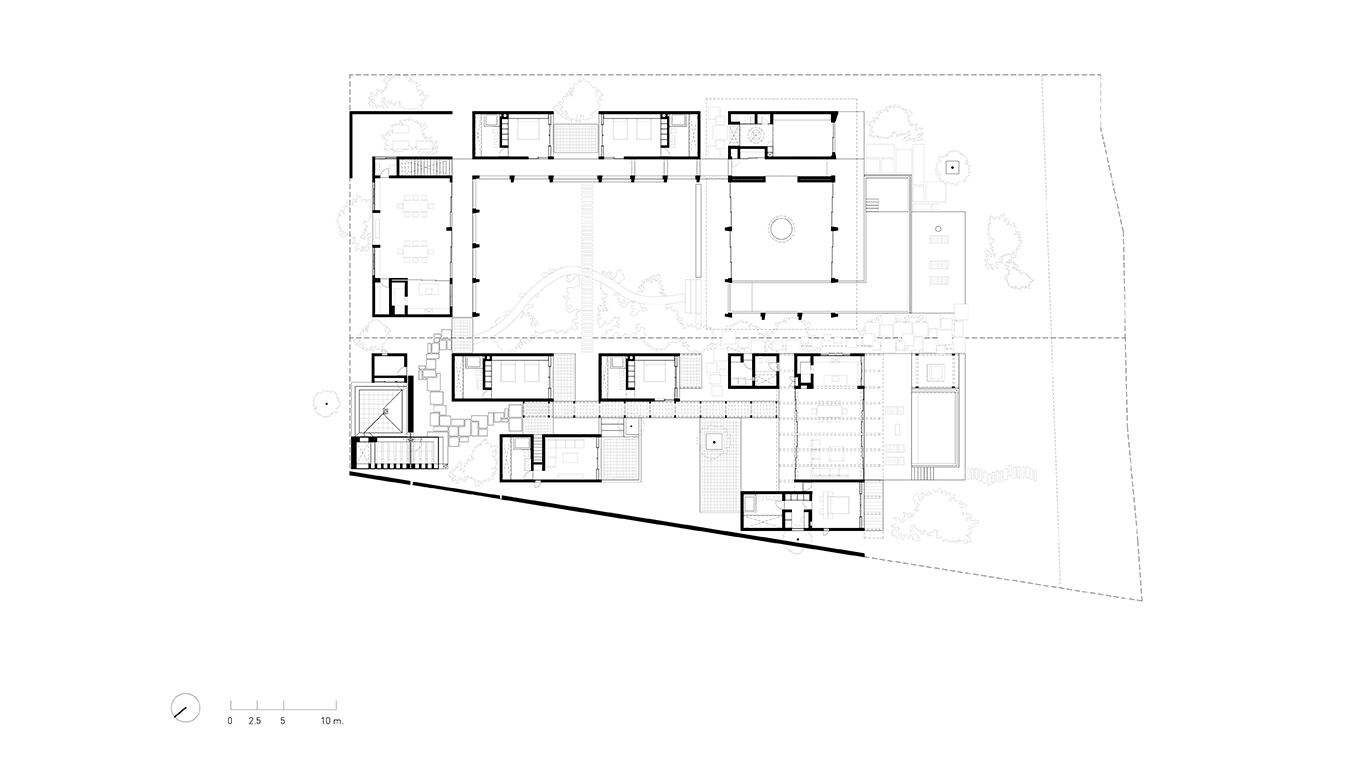 Plan. Lyons Complex by CAAM Arquitectos