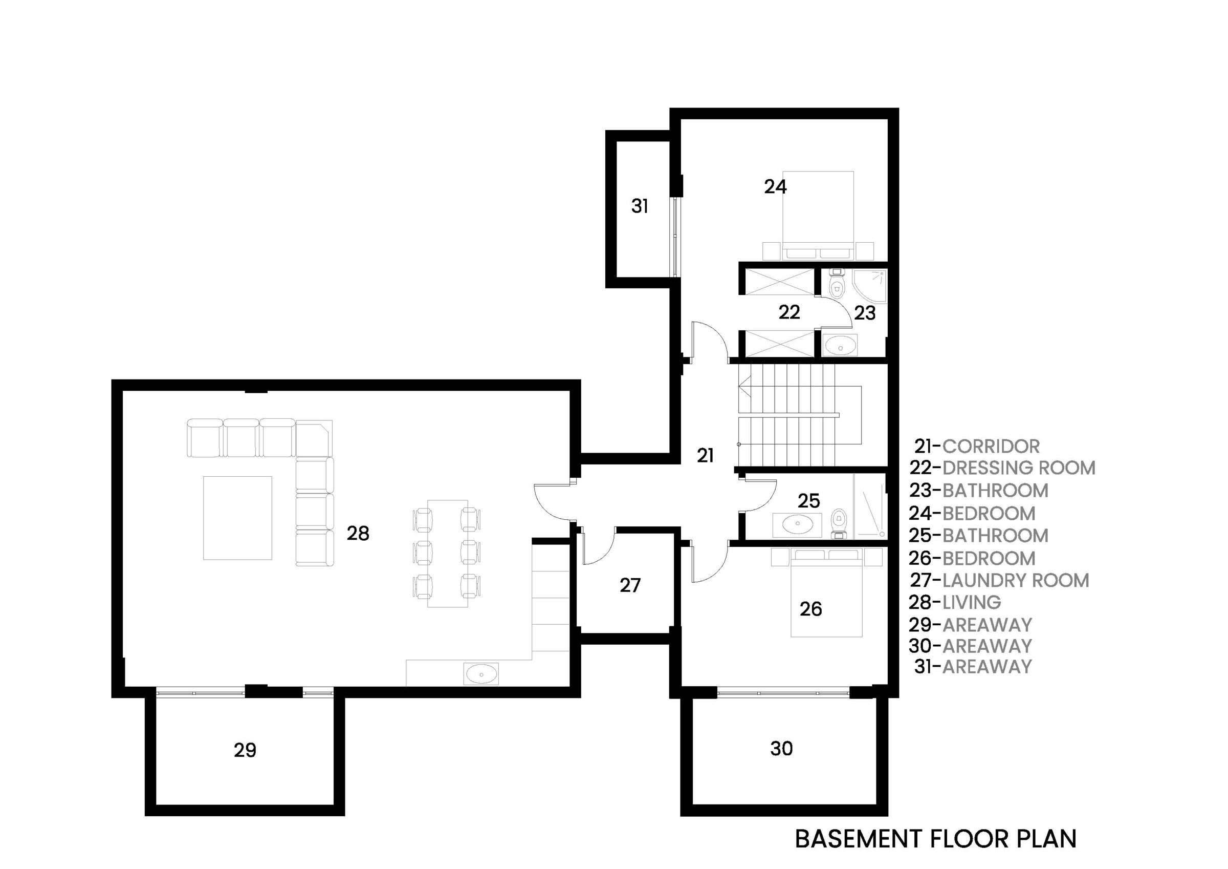 Parcel 2_Basement Floor Plan