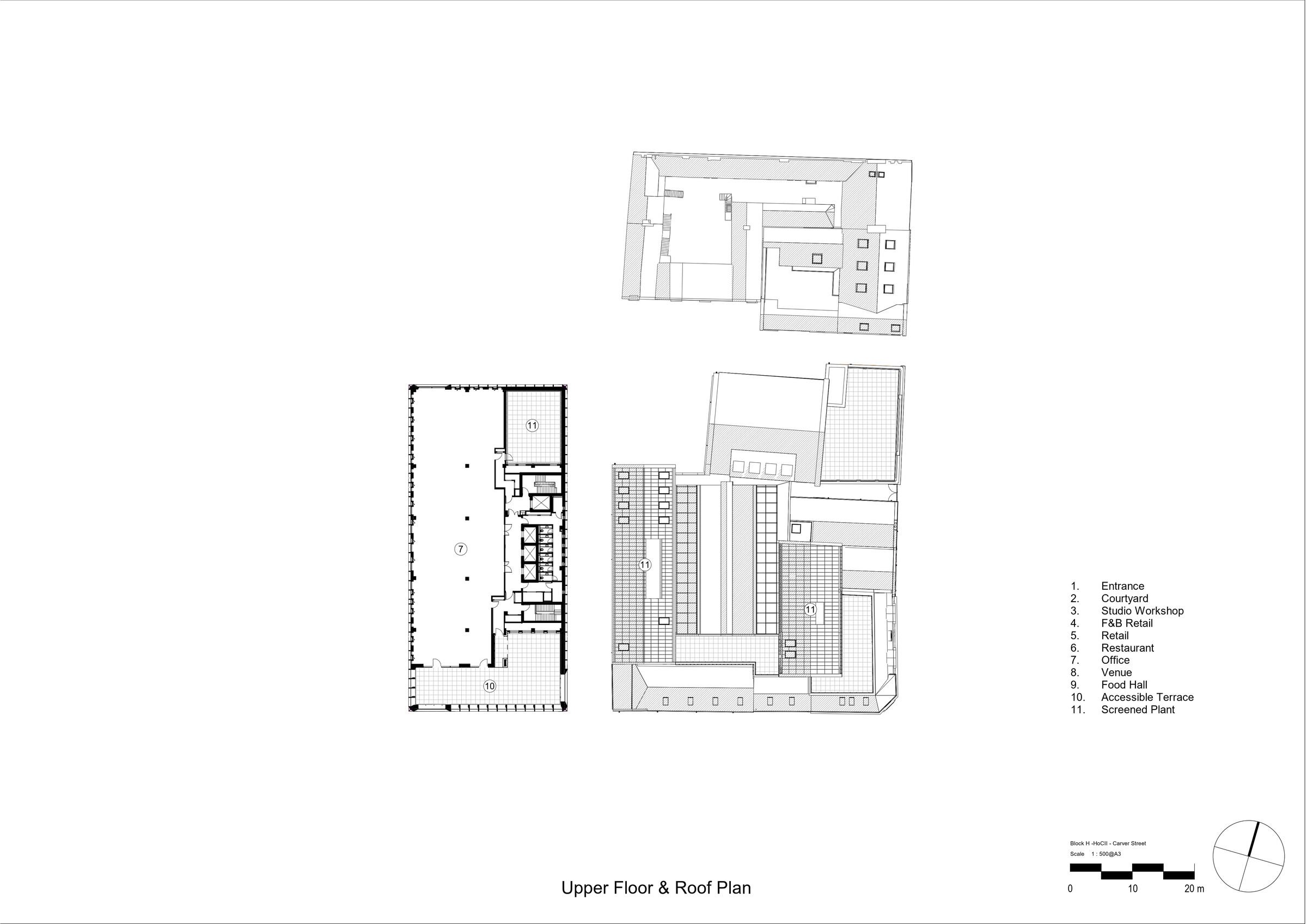 Upper Floor Plan and Roof