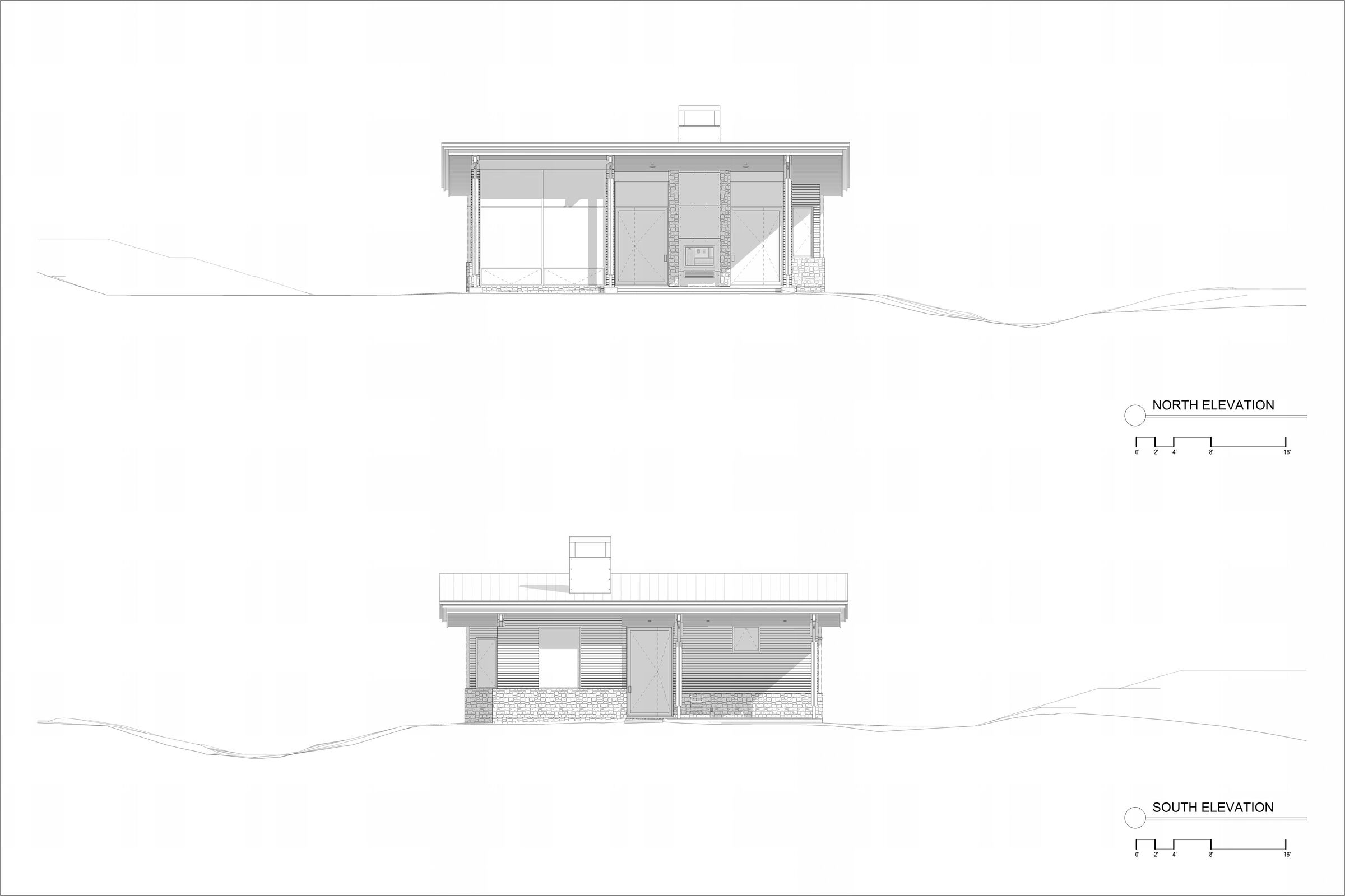 North & South Elevations
