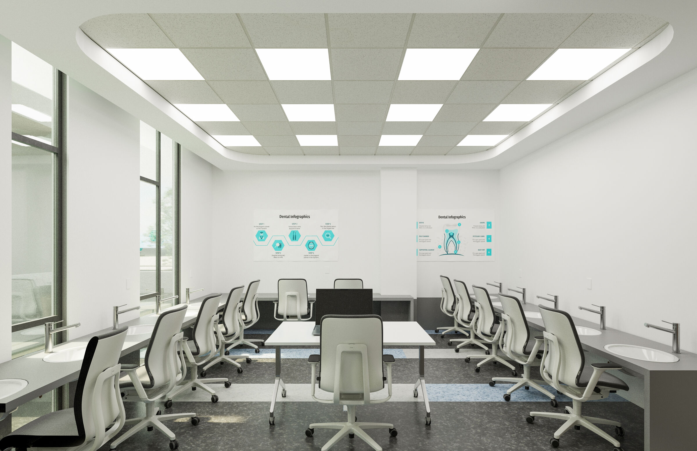 Dental practice classroom