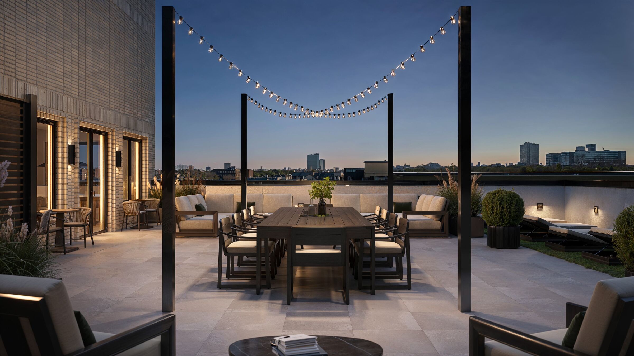 Terrace exterior render