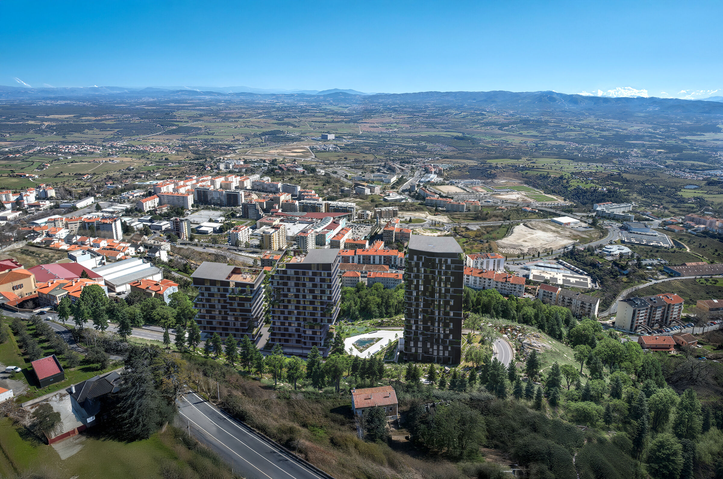 Main façade and urban context