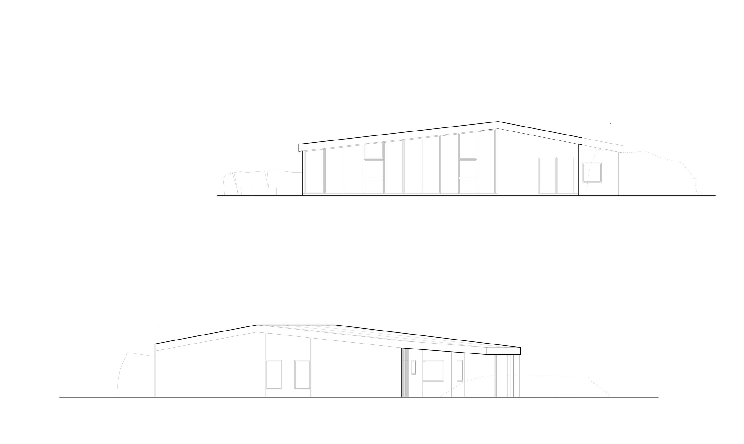 East and West Elevations