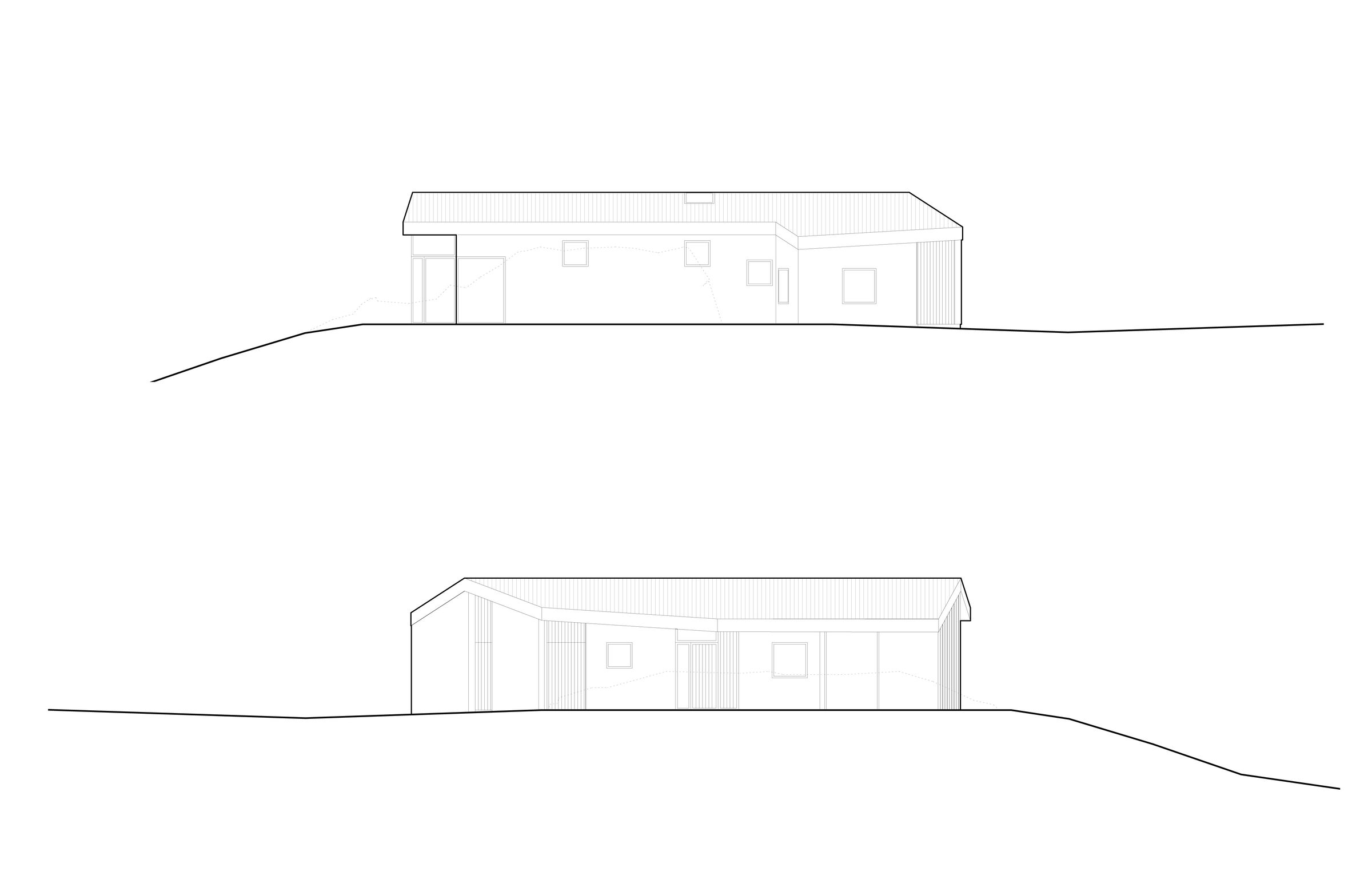 North and South Elevations