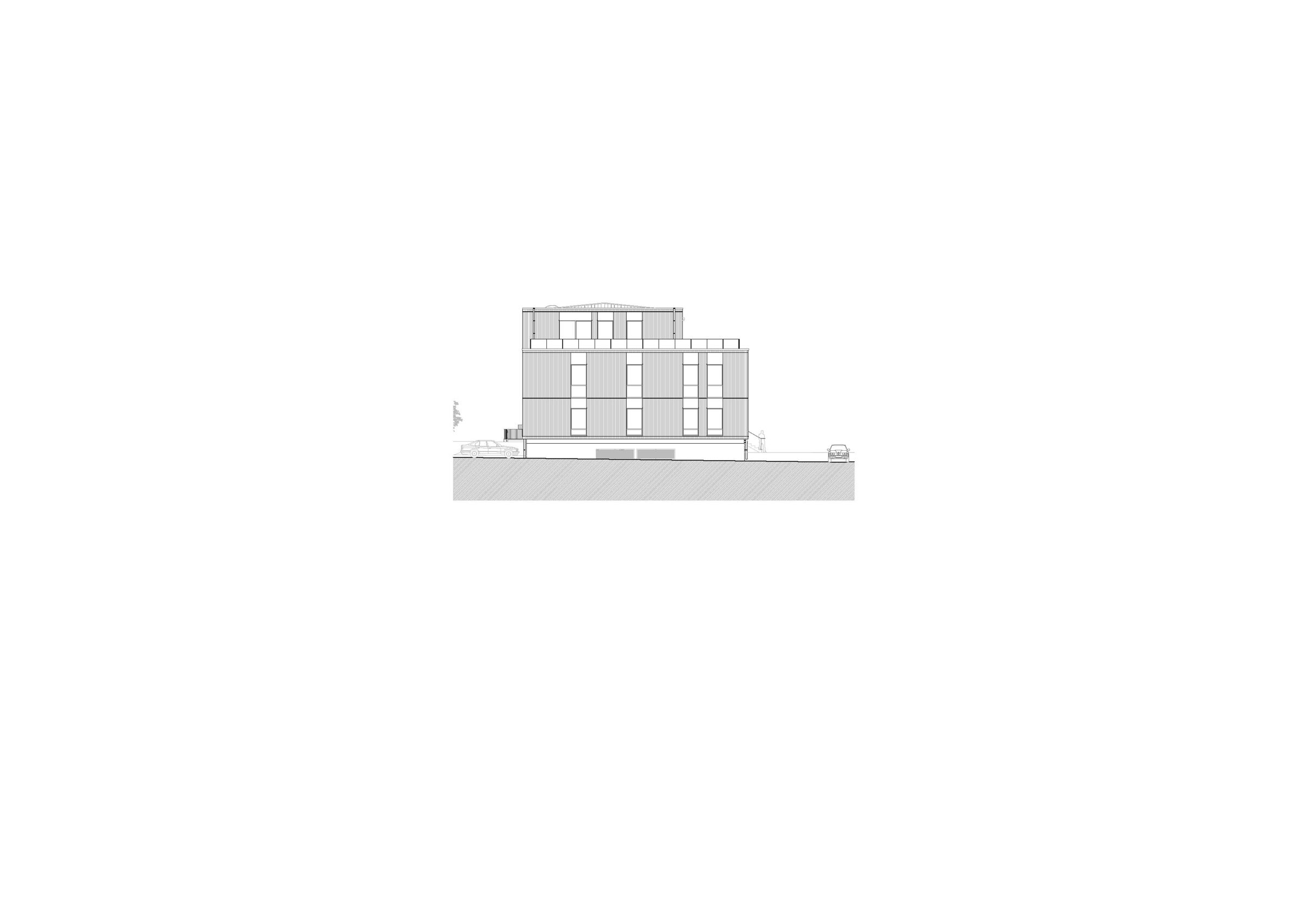 Building A North Facade
