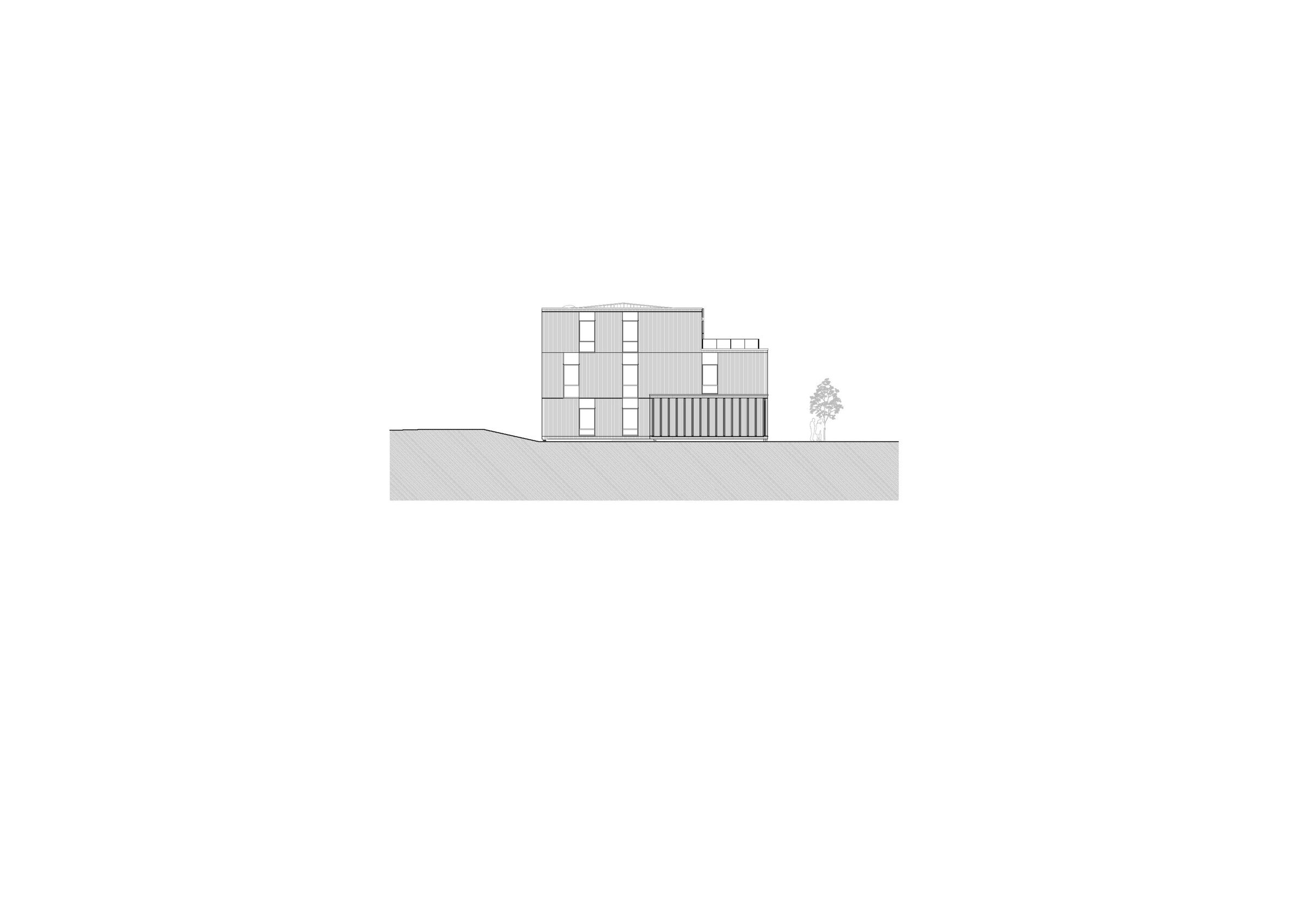 Building A South Facade