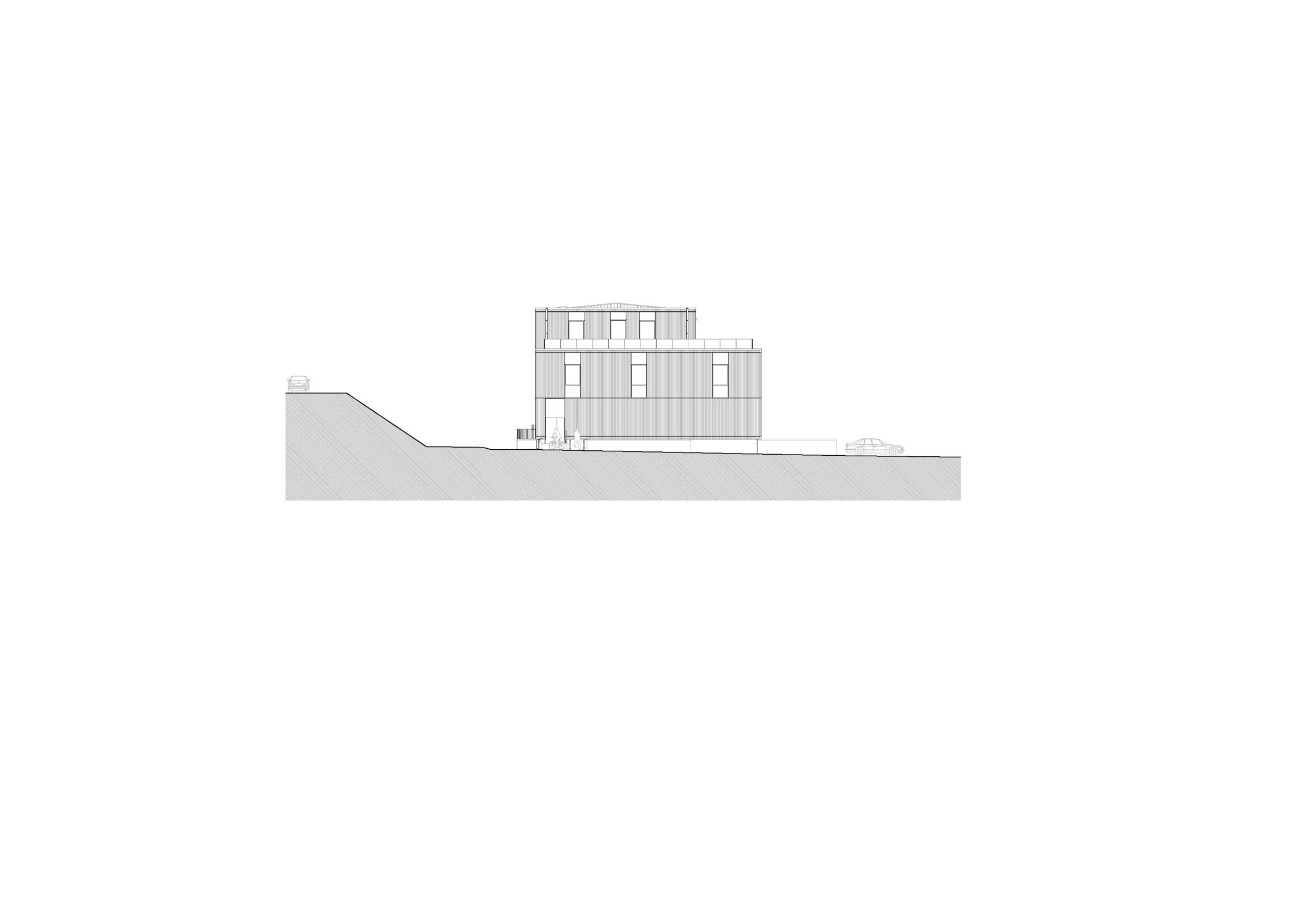 Building B North Facade