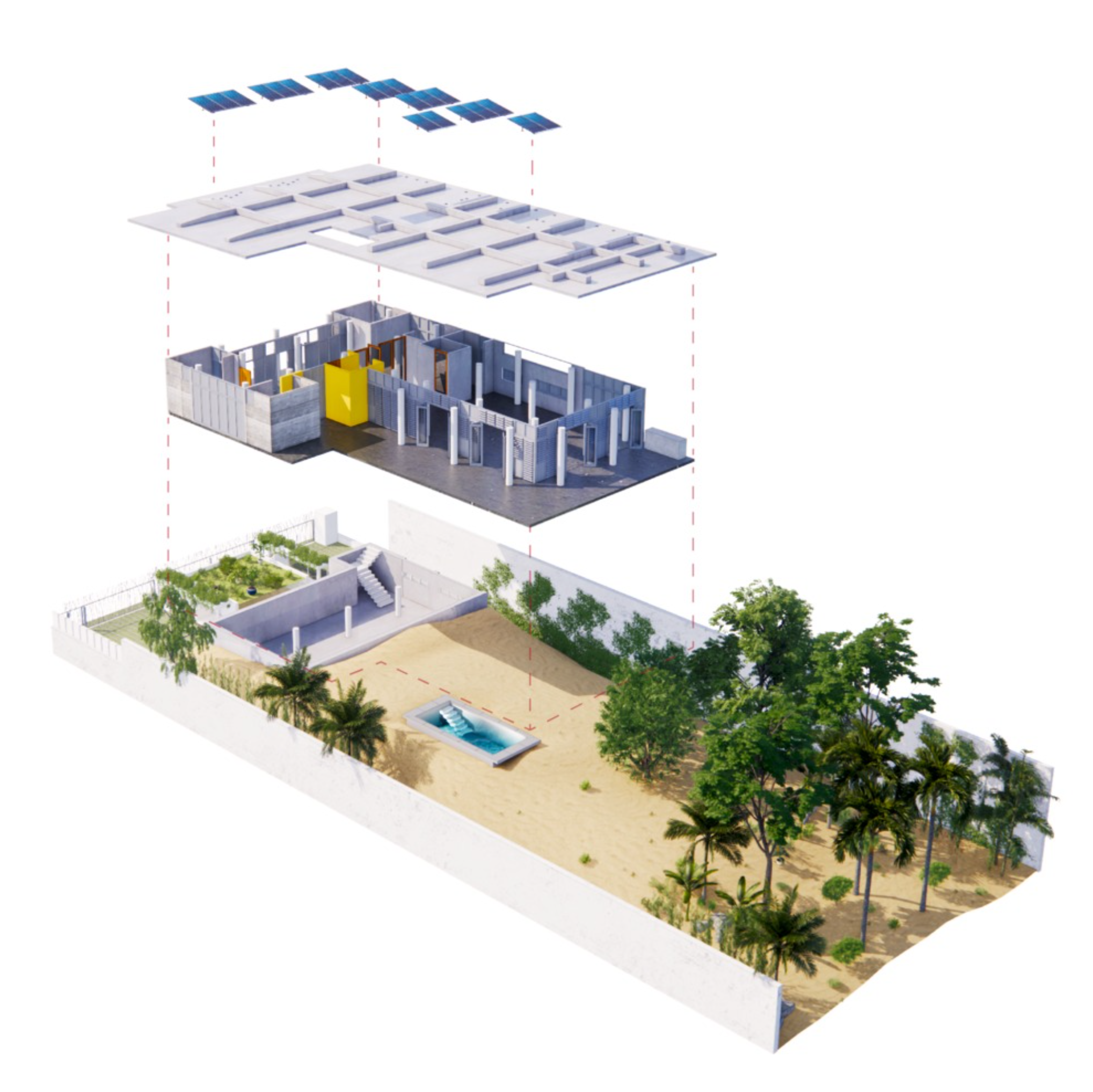 Exploded Axonometric