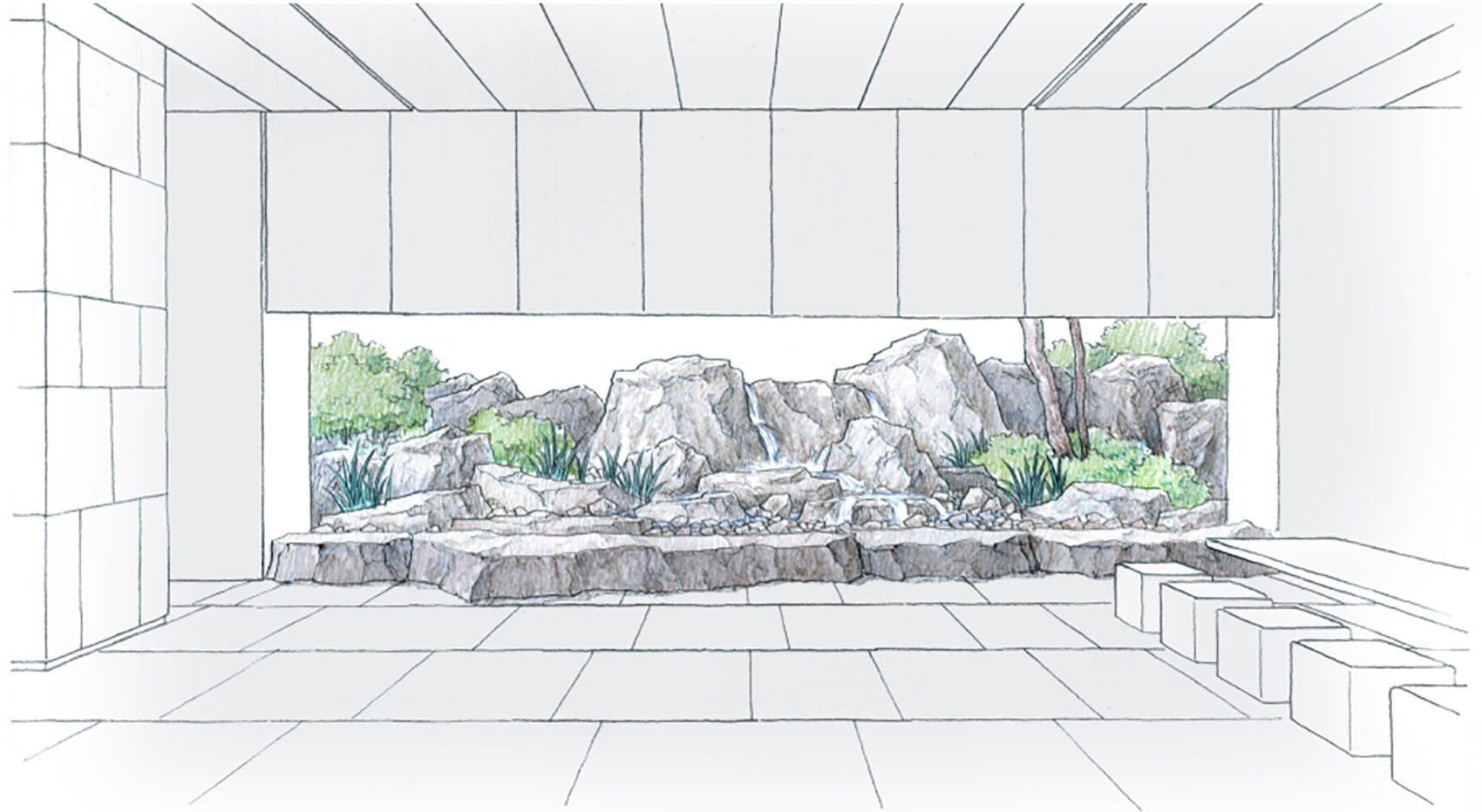 the entrance space