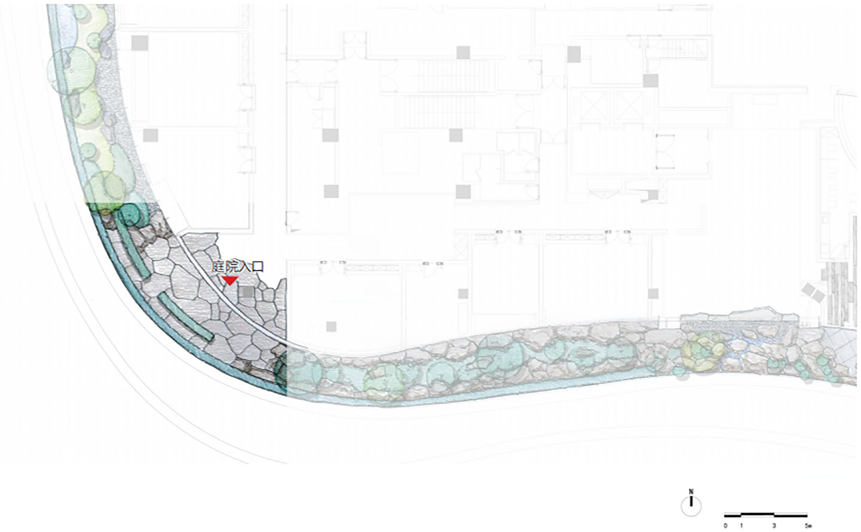 plan of the corner