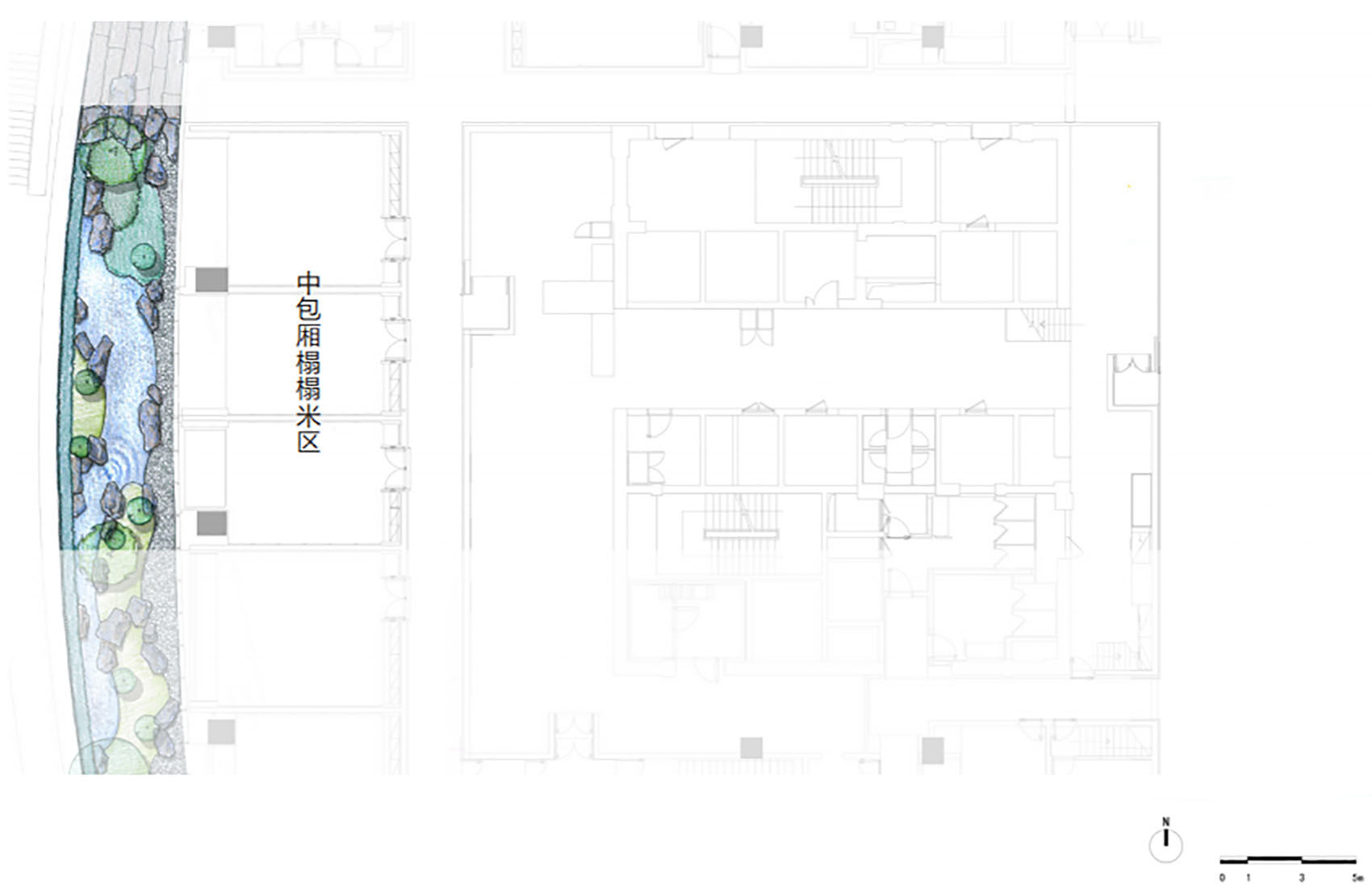 plan of the medium private room