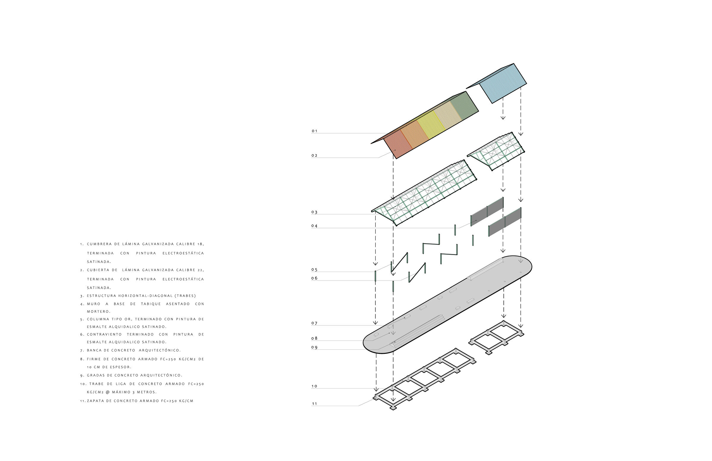 Exploded isometric