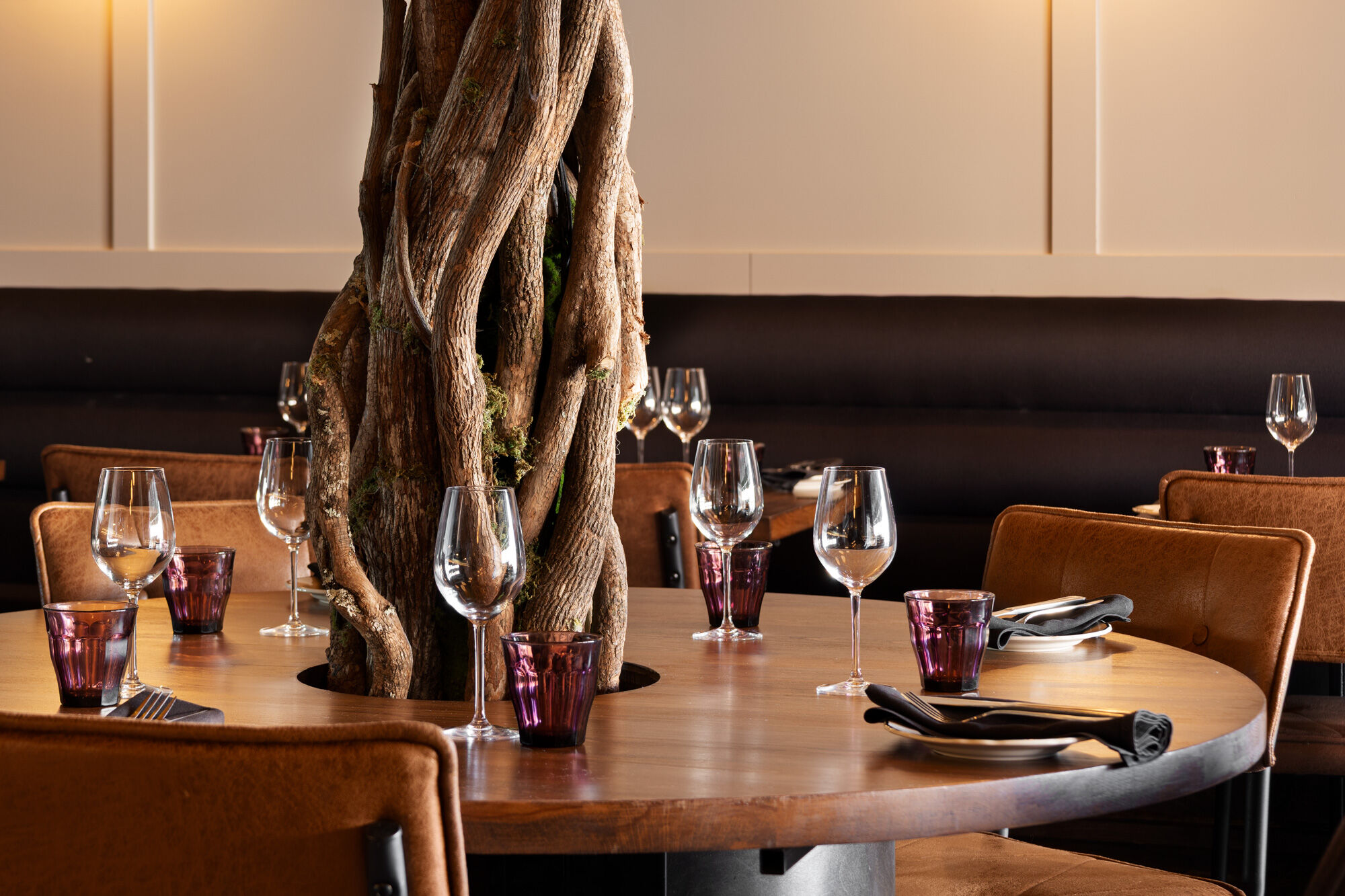 Real-trunk in Madame Bovary Restaurant