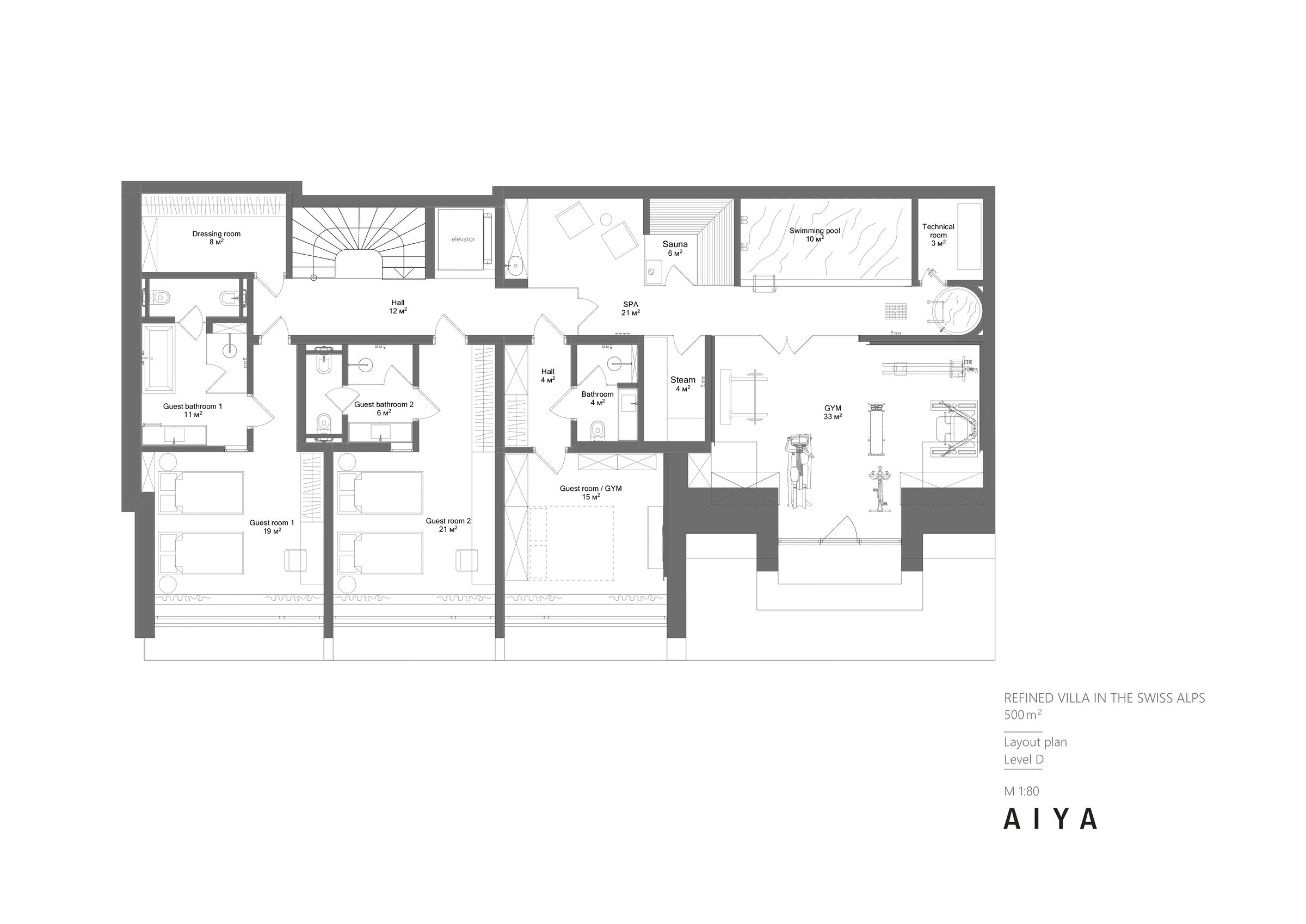 Layout of Level D