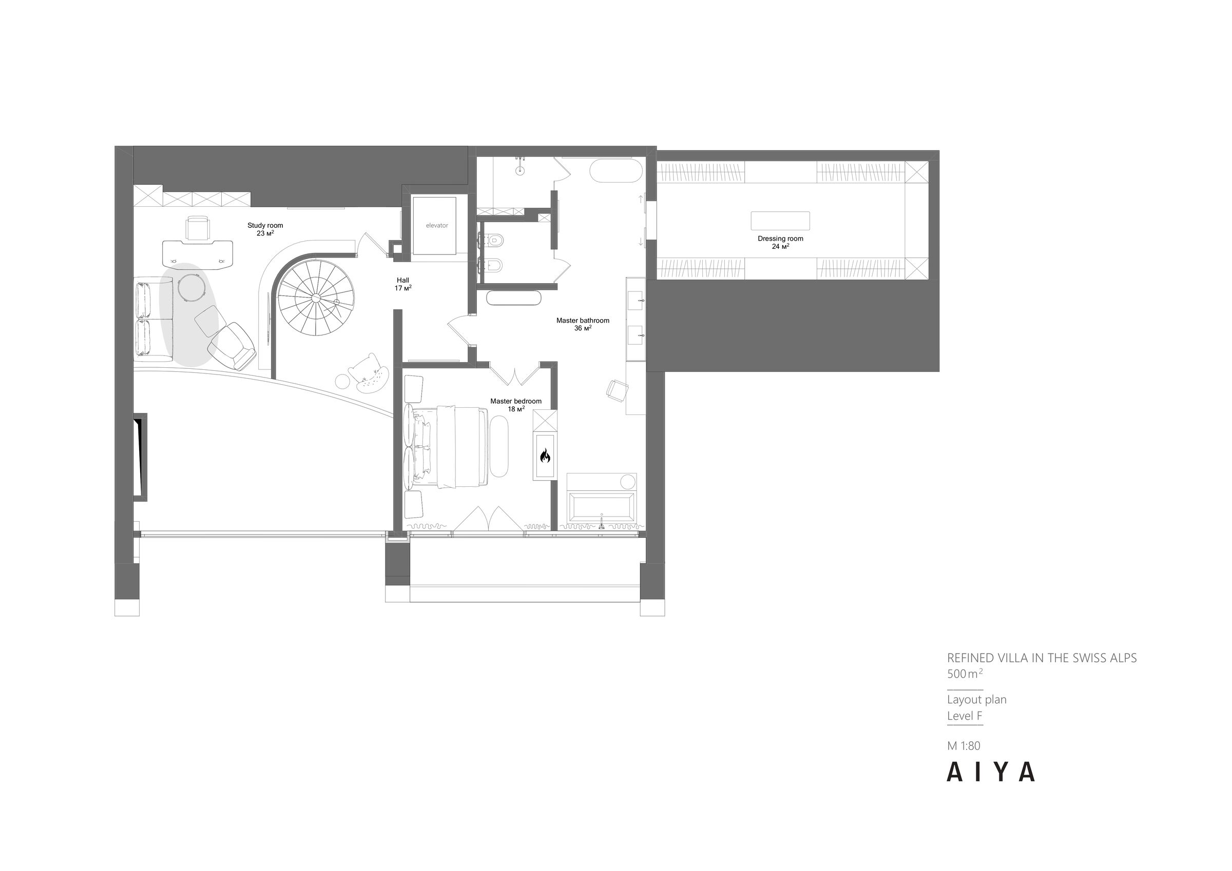 Layout of Level F