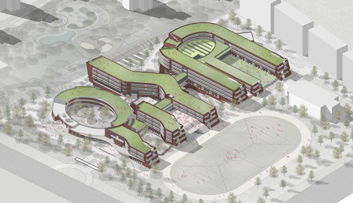 Overall park axonometric map