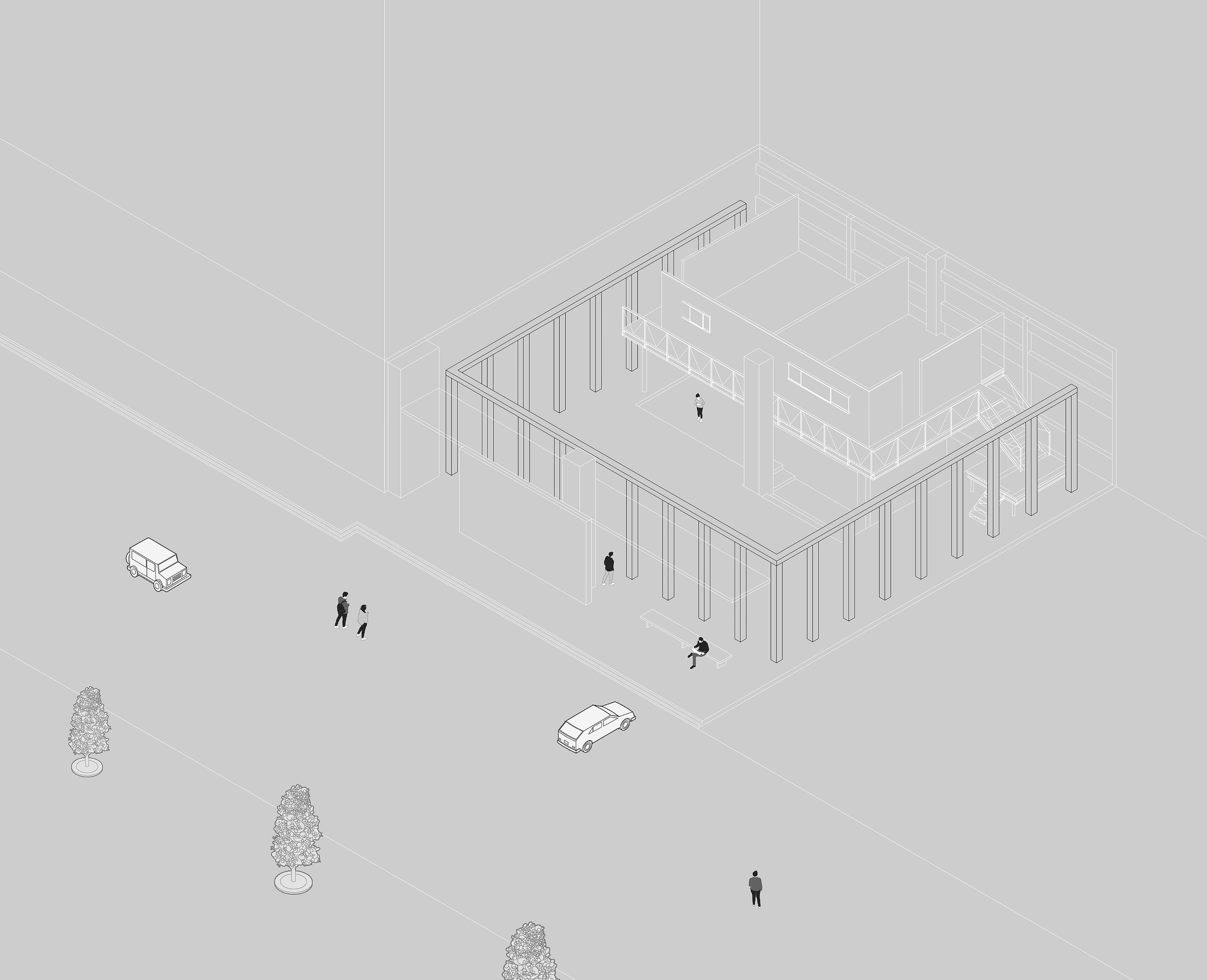 Axonometric drawing