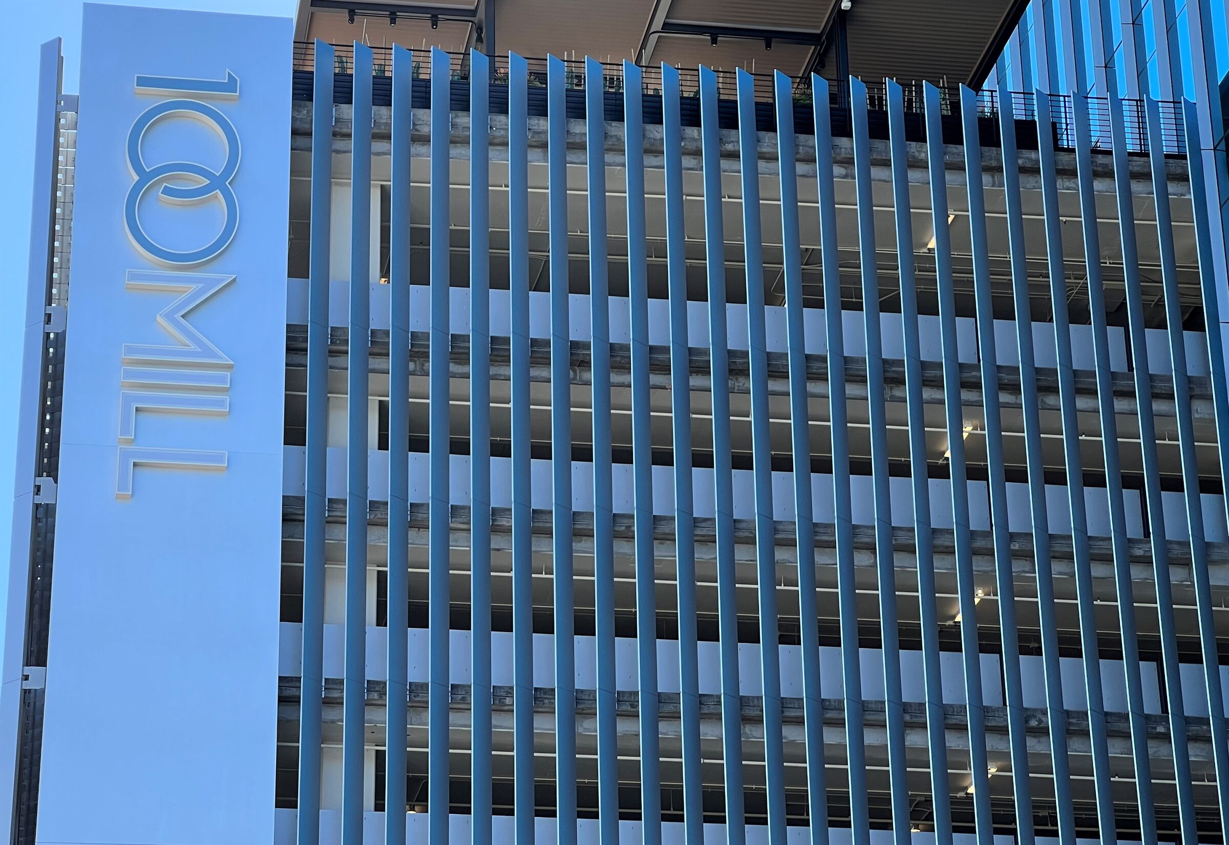 ALPOLIC Louvers on Parking Garage